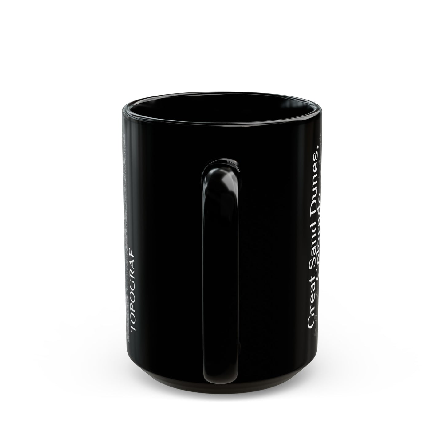 Great Sand Dunes, CO Black Mug 15 oz.
