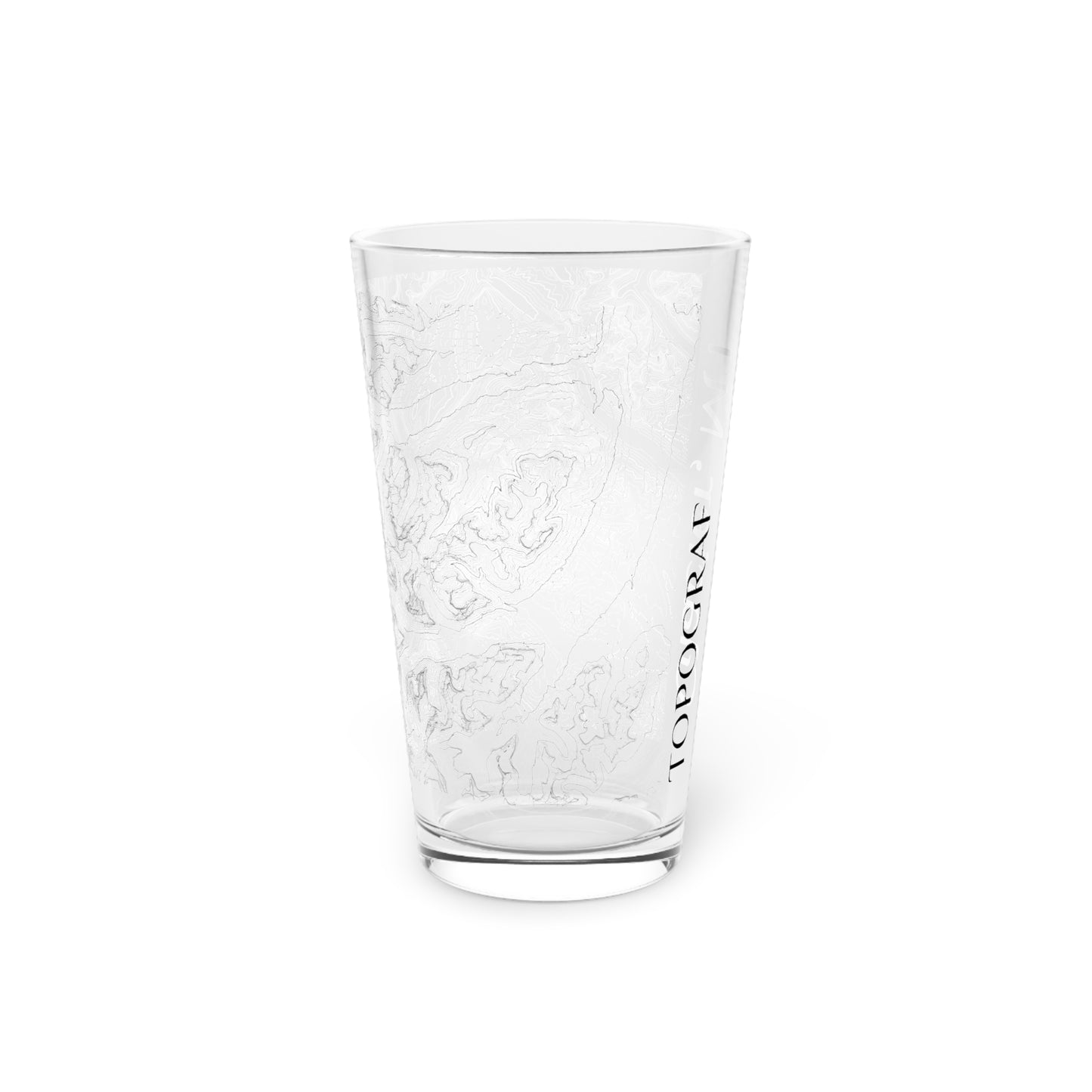 Glacier, MT Pint Glass, 16oz