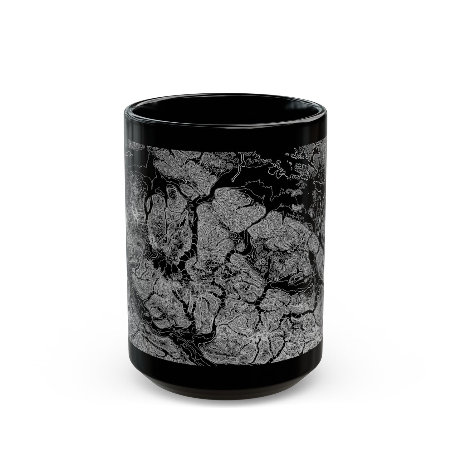Wrangell St. Elias, AK Black Mug 15 oz.