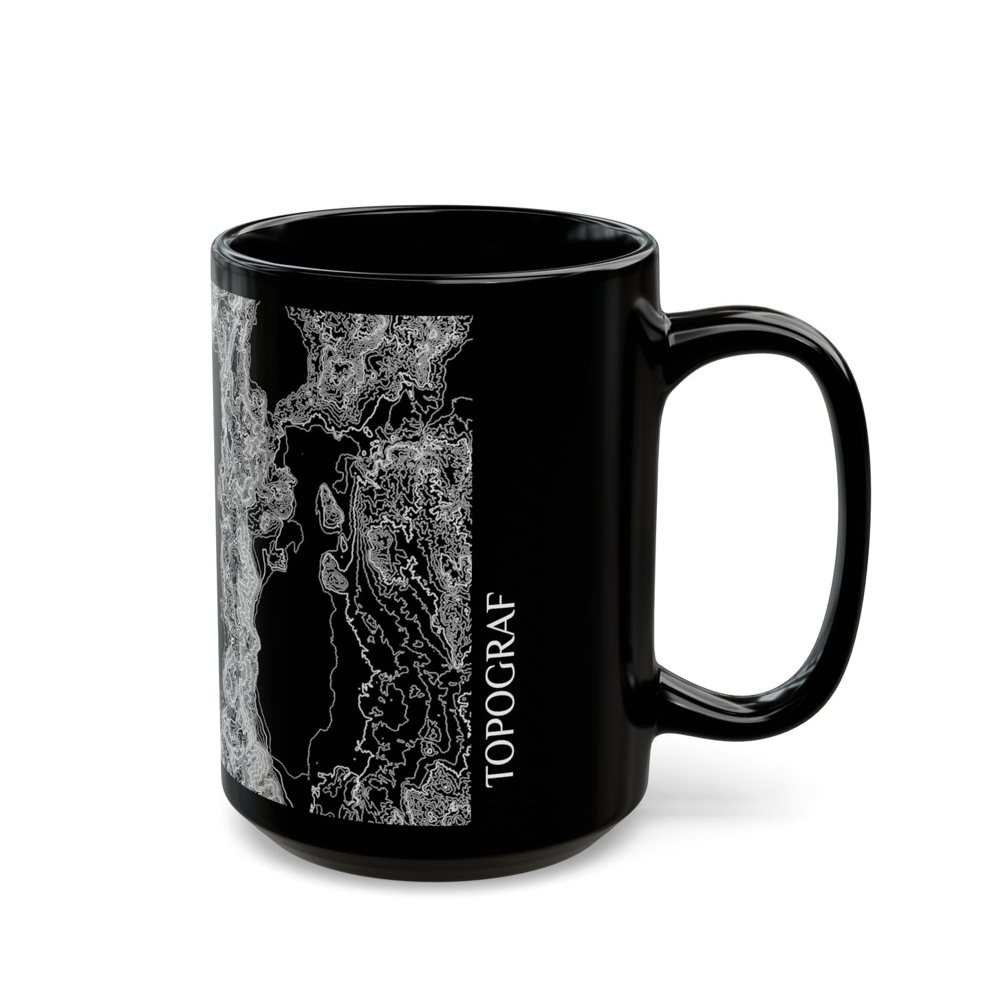Lake Tahoe Black Mug 15 oz.