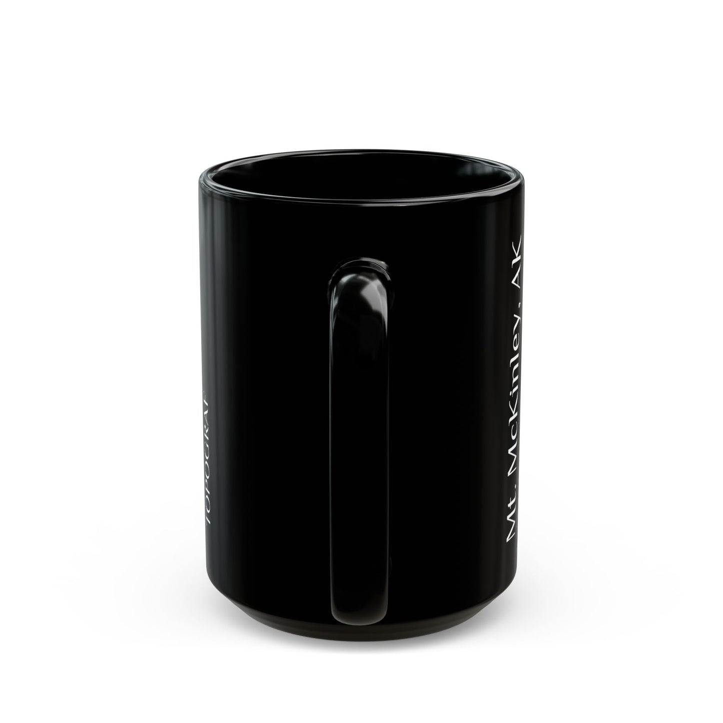 Mt. McKinley, AK Black Mug 15 oz.