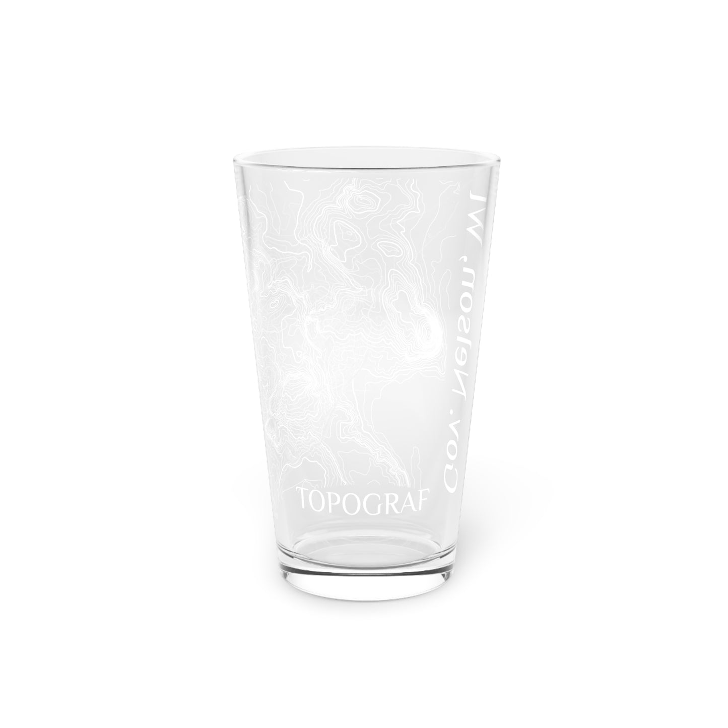 Gov. Nelson, WI Pint Glass, 16oz
