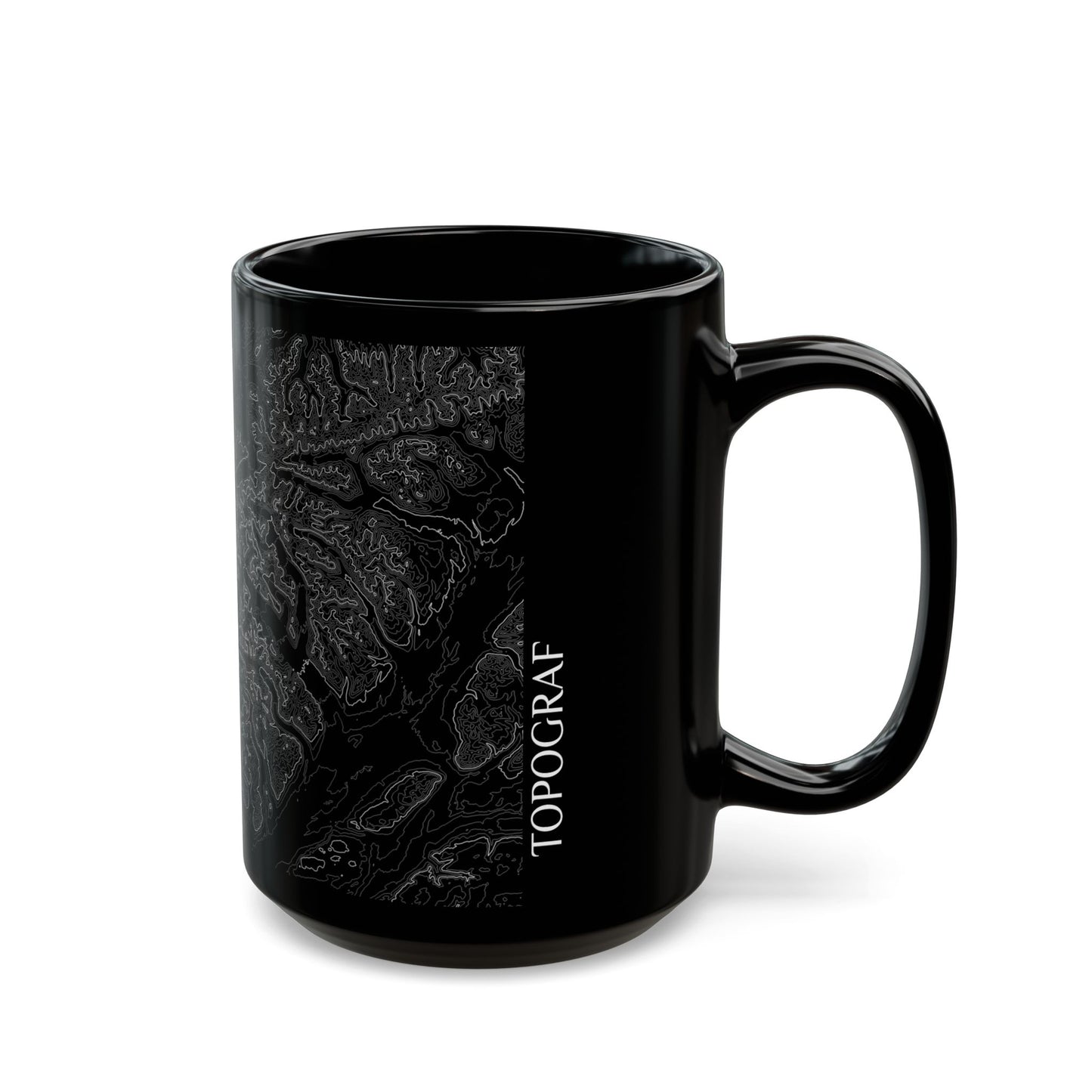 Mt. McKinley, AK Black Mug 15 oz.