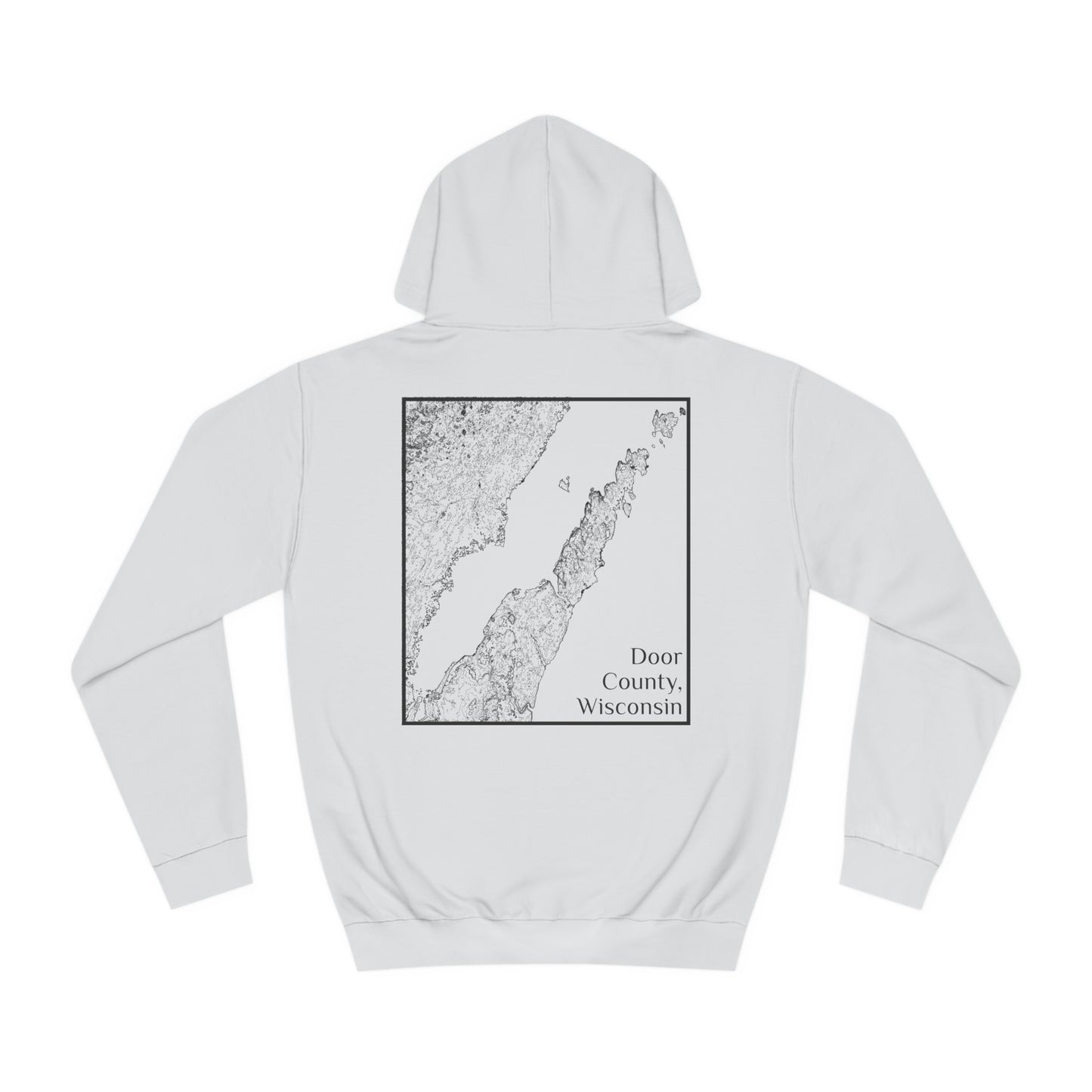 Door County, WI Hooded Sweatshirt