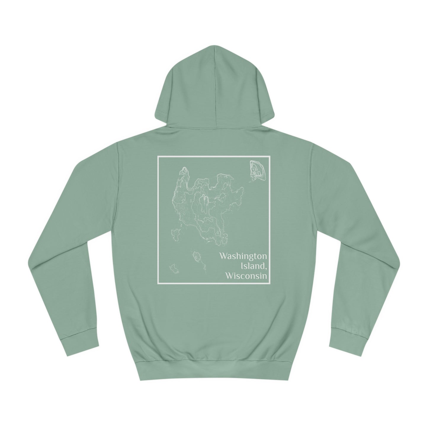 Washington Island, WI Hooded Sweatshirt