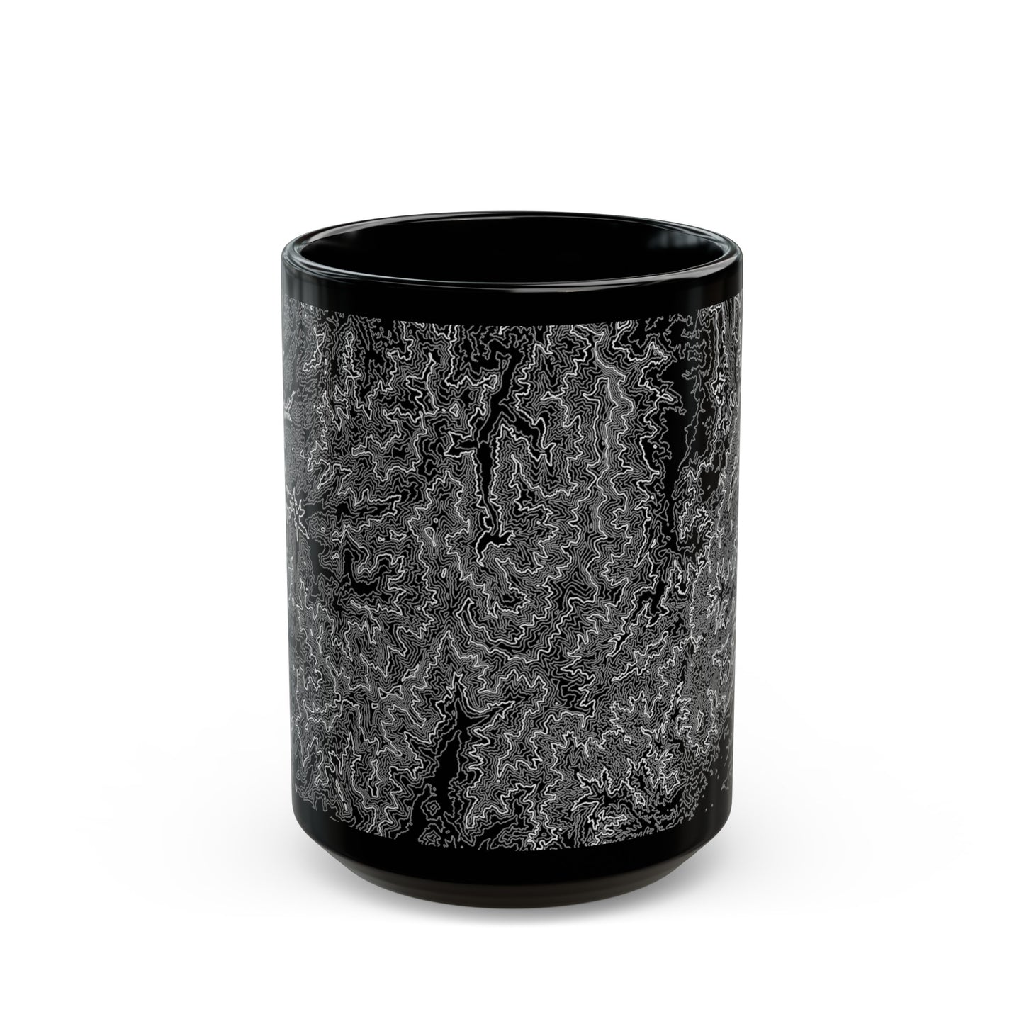Mt. Mitchell, NC Black Mug 15 oz.