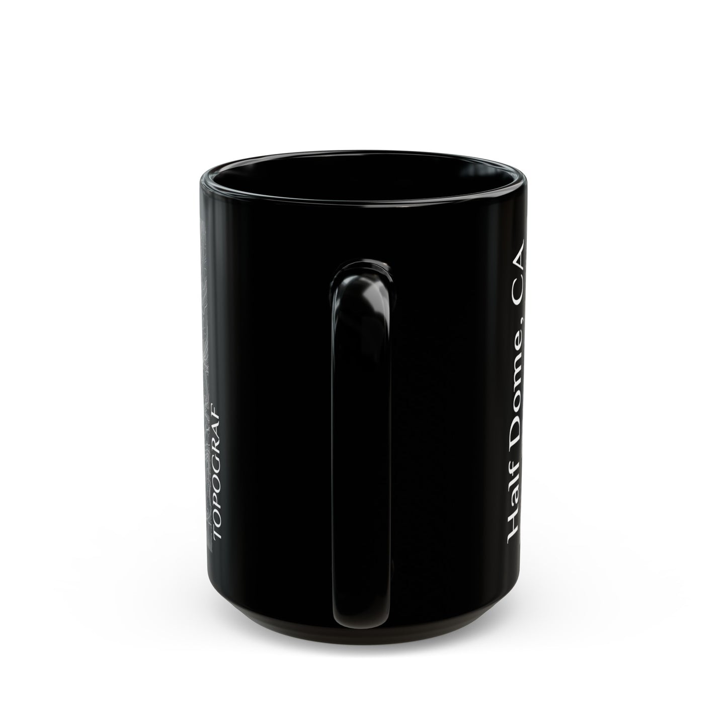 Half Dome, CA Black Mug 15 oz.
