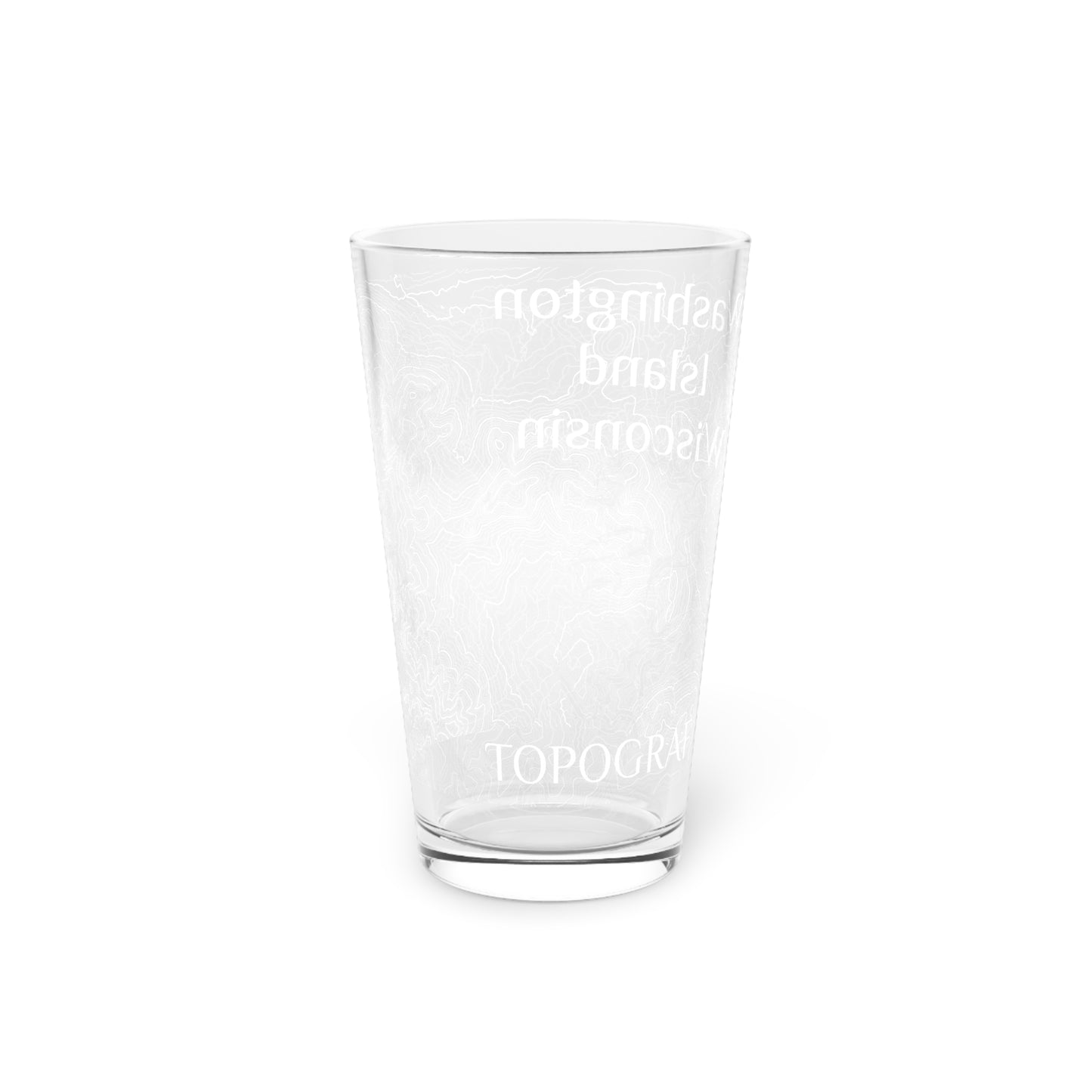 Washington Island, WI Pint Glass, 16oz