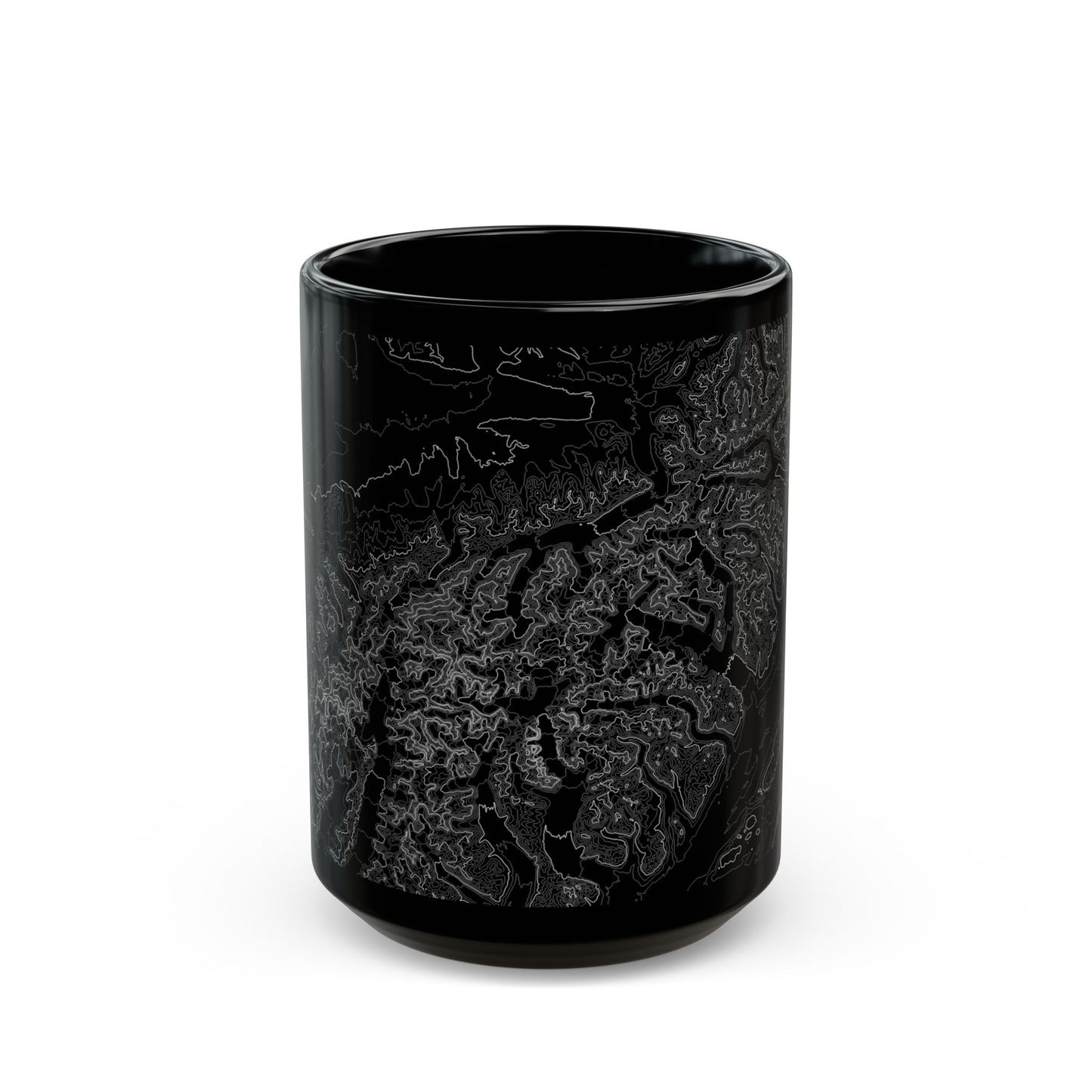 Mt. McKinley, AK Black Mug 15 oz.