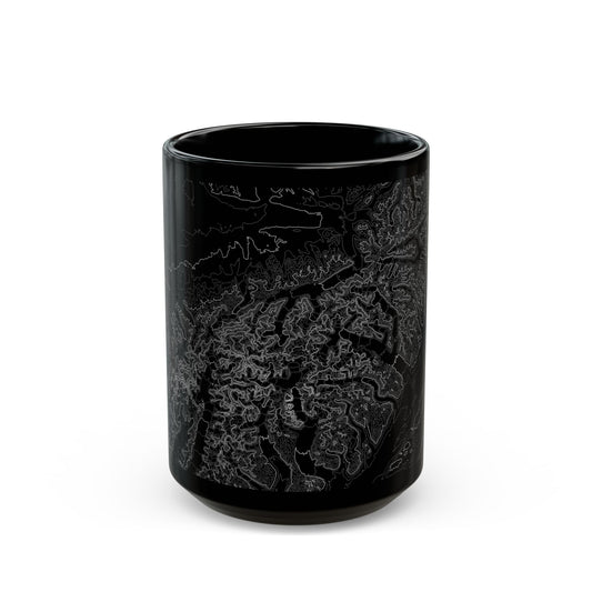 Mt. McKinley, AK Black Mug 15 oz.