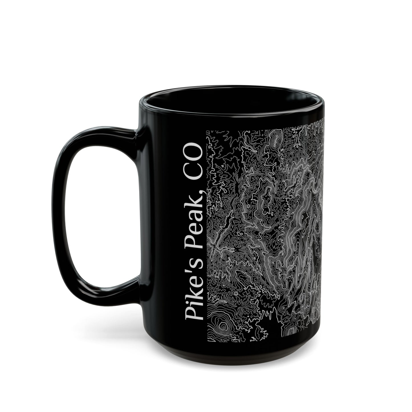 Pike's Peak, CO Black Mug 15 oz.