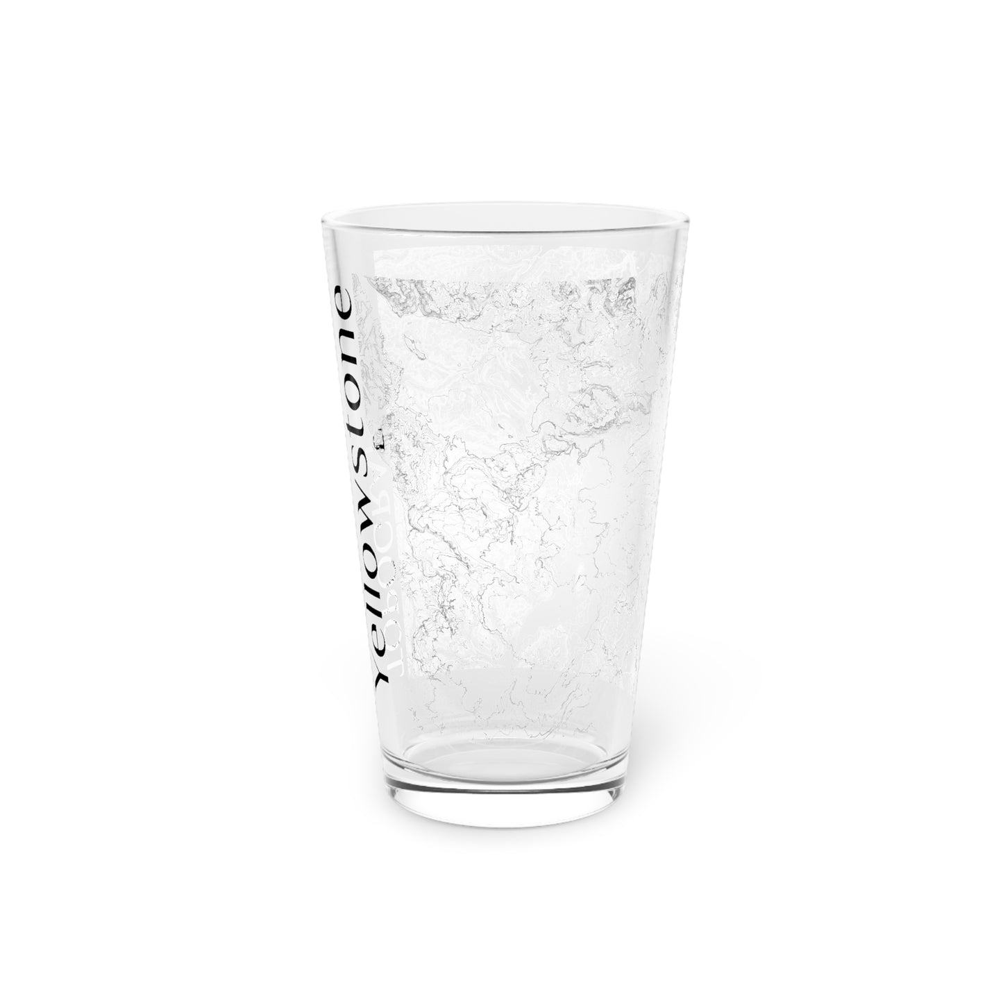 Yellowstone, WY Pint Glass, 16oz