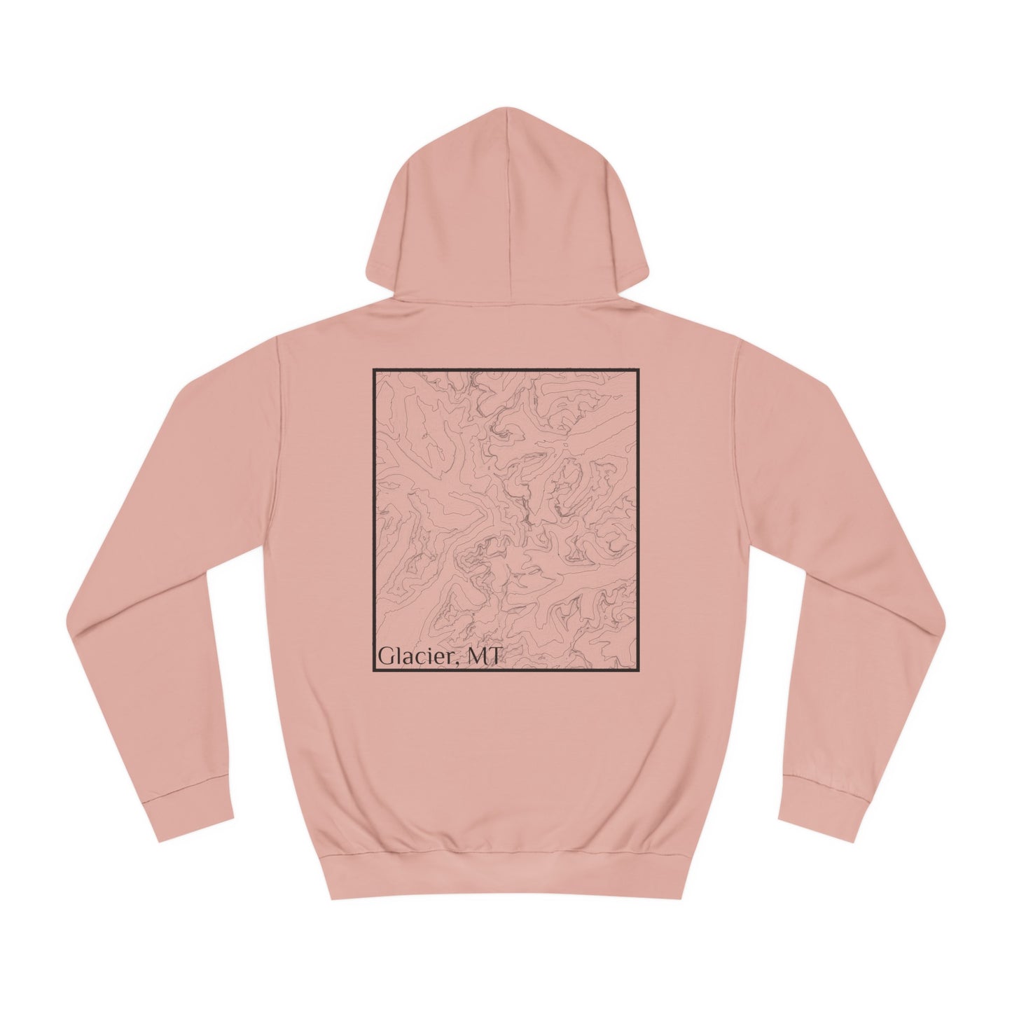 Glacier, MT Hooded Sweatshirt