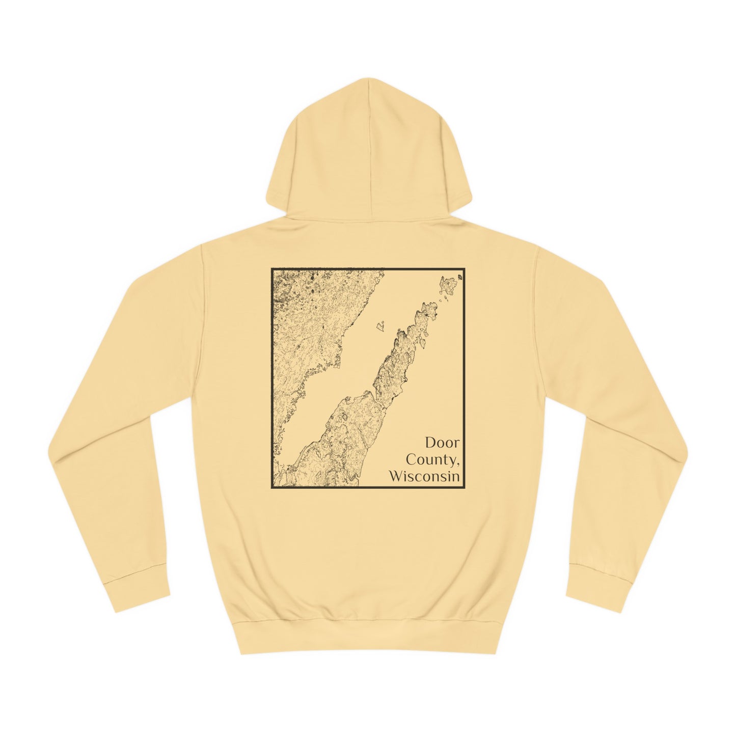 Door County, WI Hooded Sweatshirt