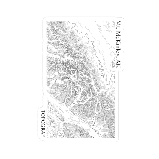 Mt. McKinley, AK Vinyl Decal