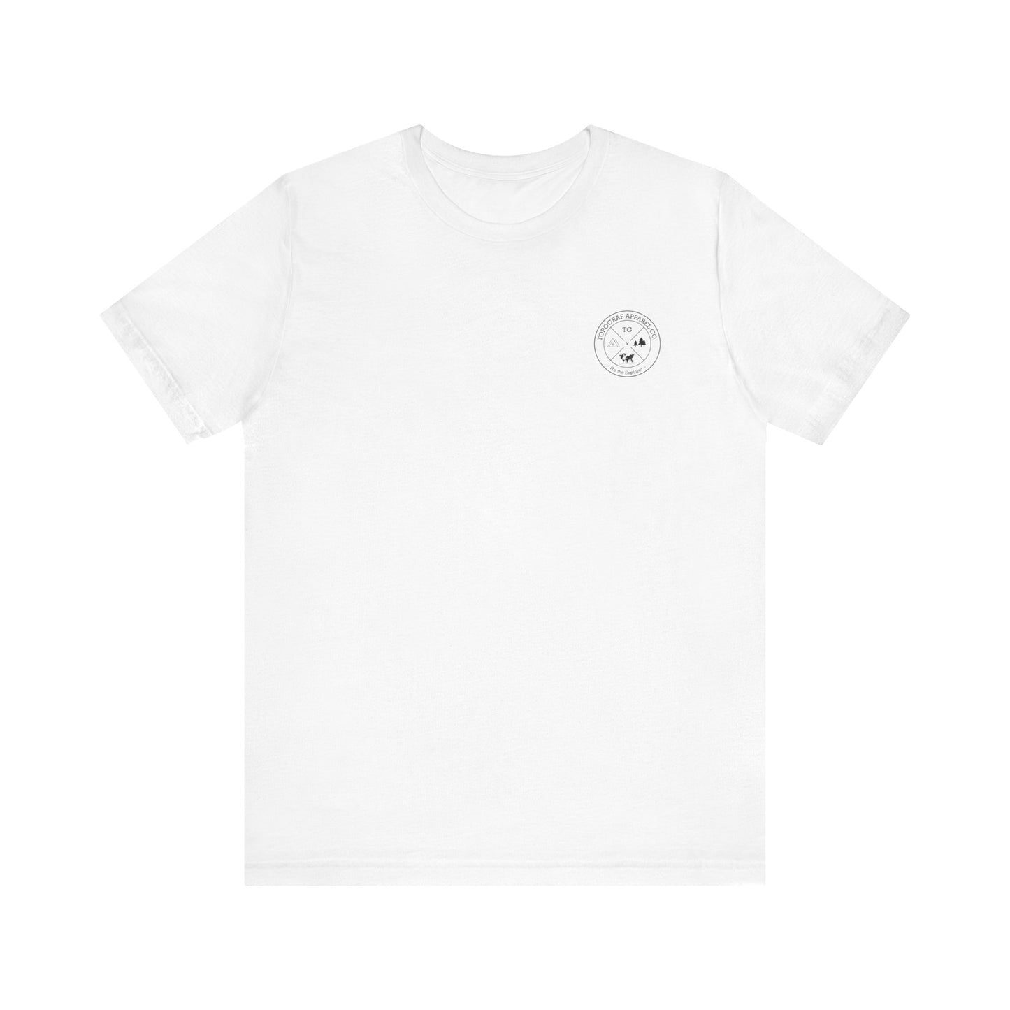 Flag & Map Tee - Unisex Jersey Short Sleeve Shirt