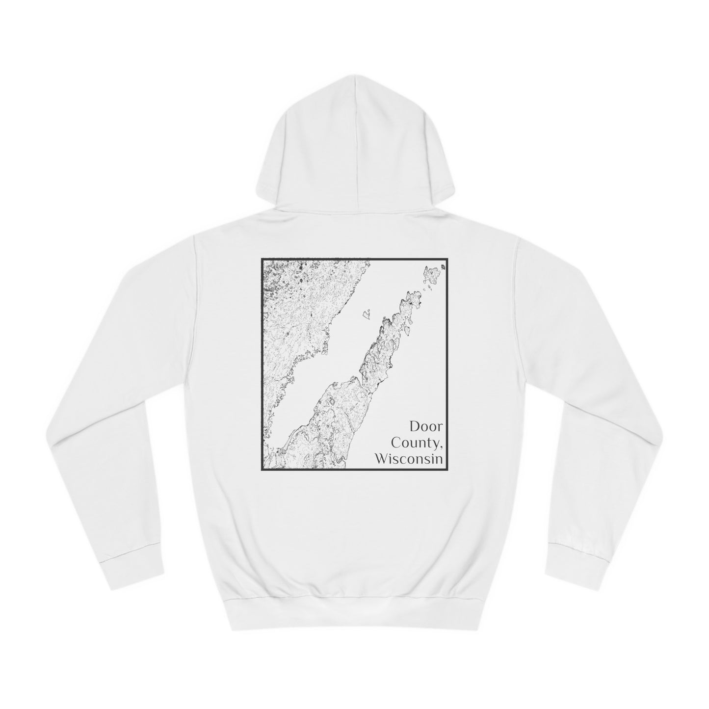 Door County, WI Hooded Sweatshirt