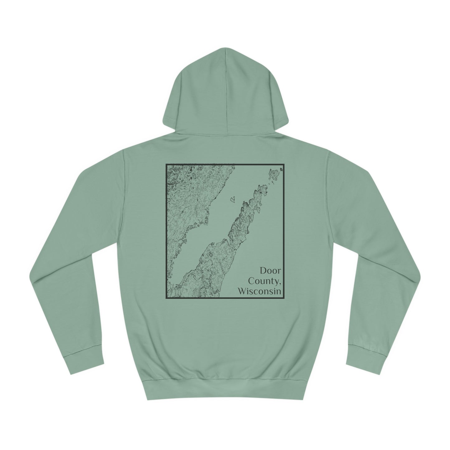 Door County, WI Hooded Sweatshirt