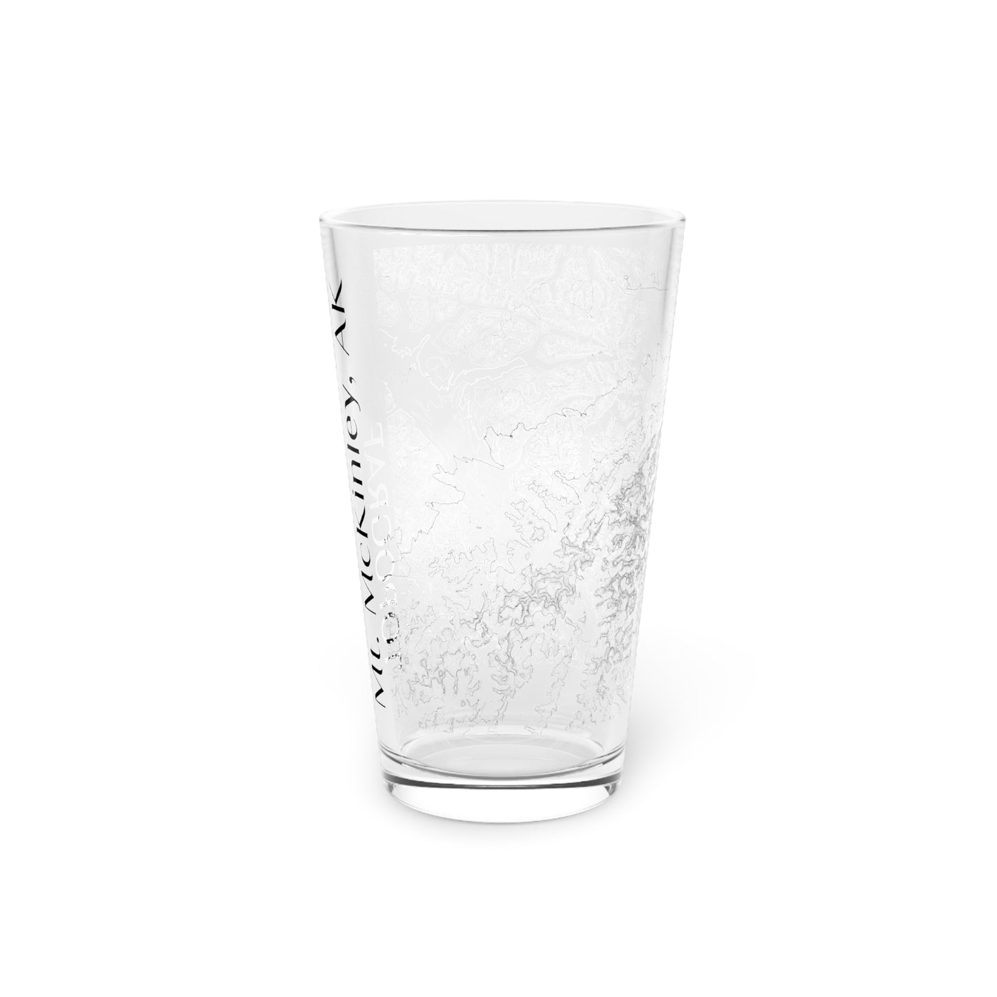 Mt. McKinley, AK Pint Glass, 16oz