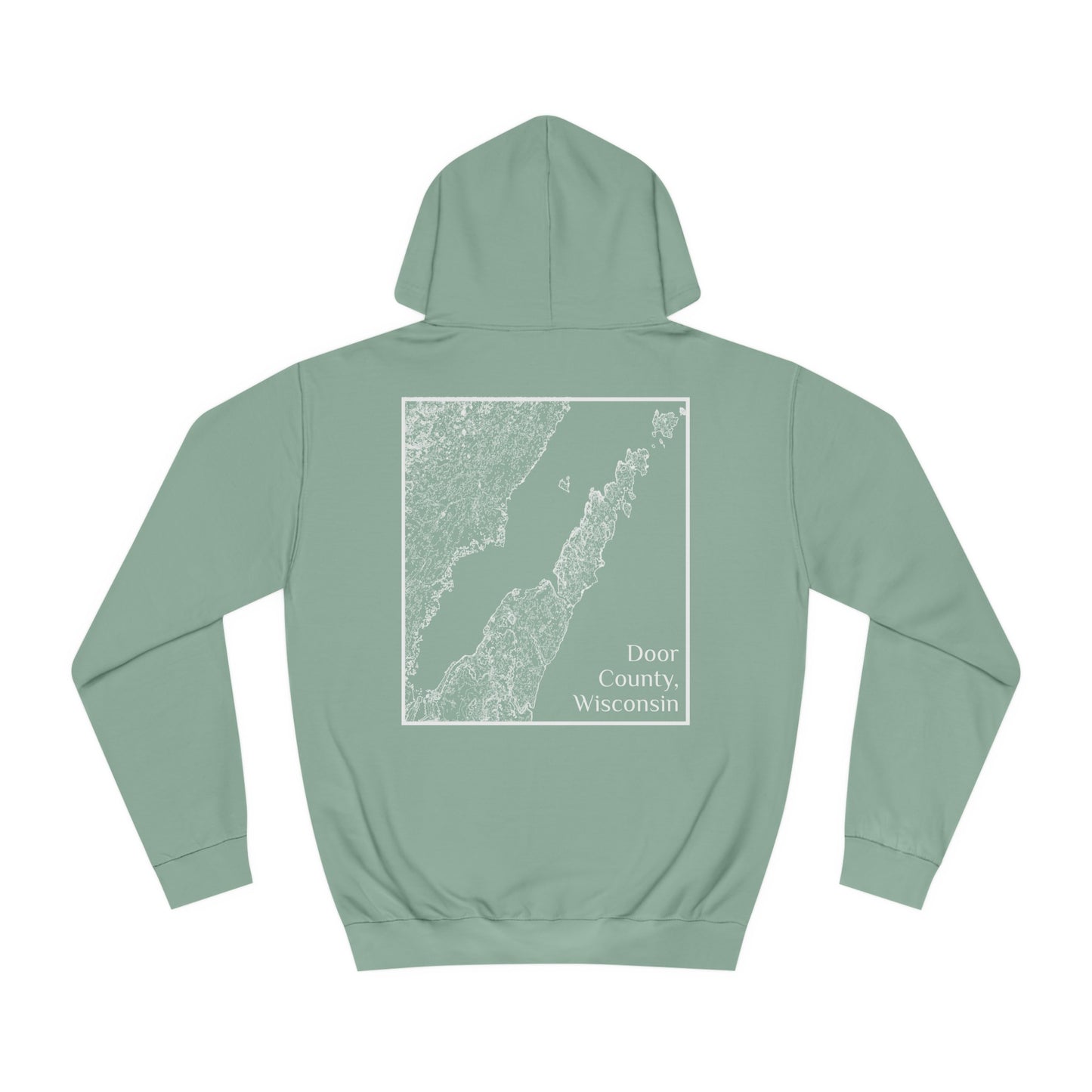 Door County, WI Hooded Sweatshirt
