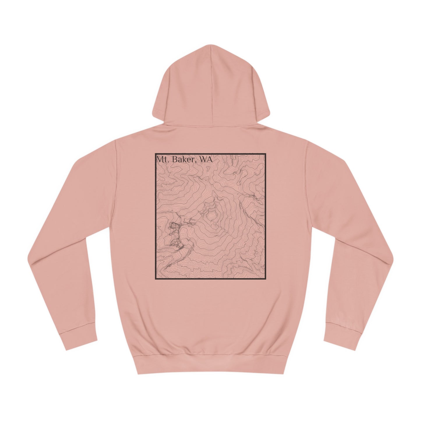 Mt. Baker, WA Hooded Sweatshirt