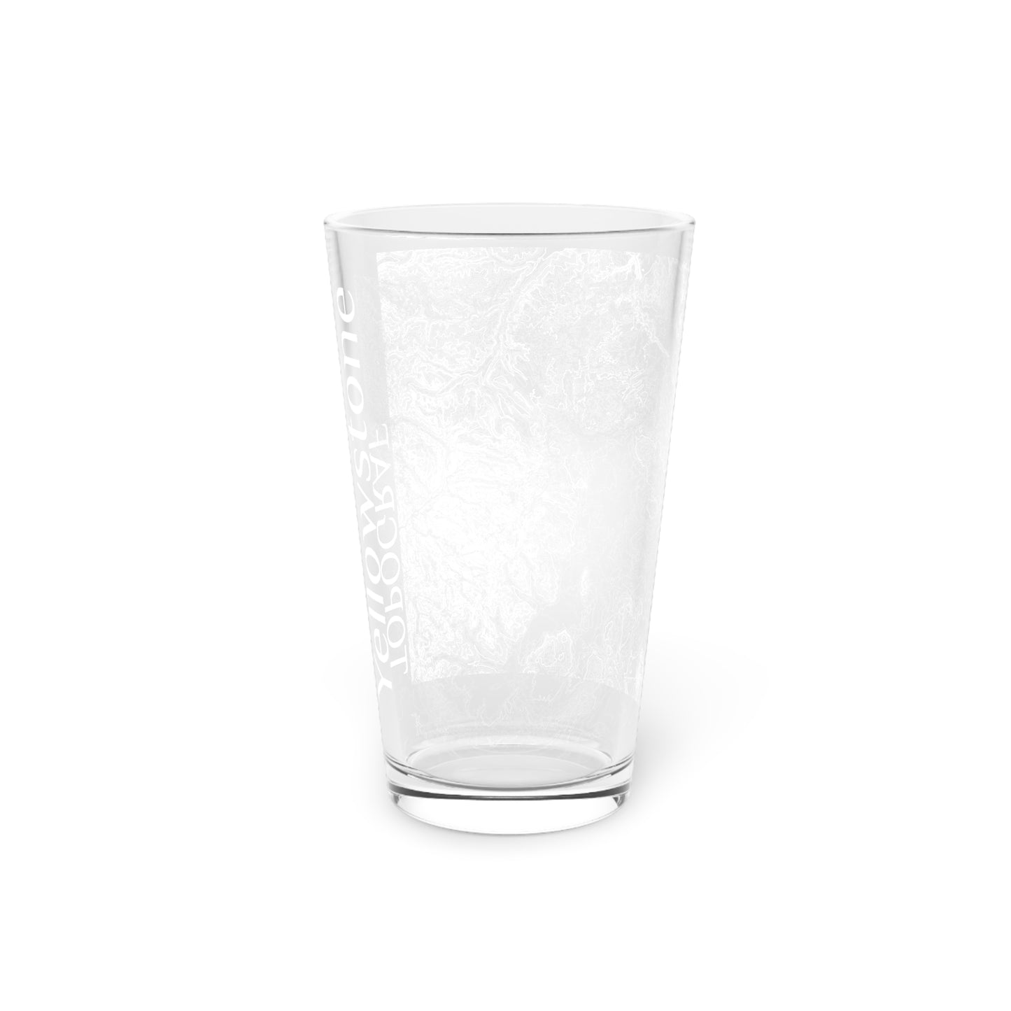 Yellowstone, WY Pint Glass, 16oz