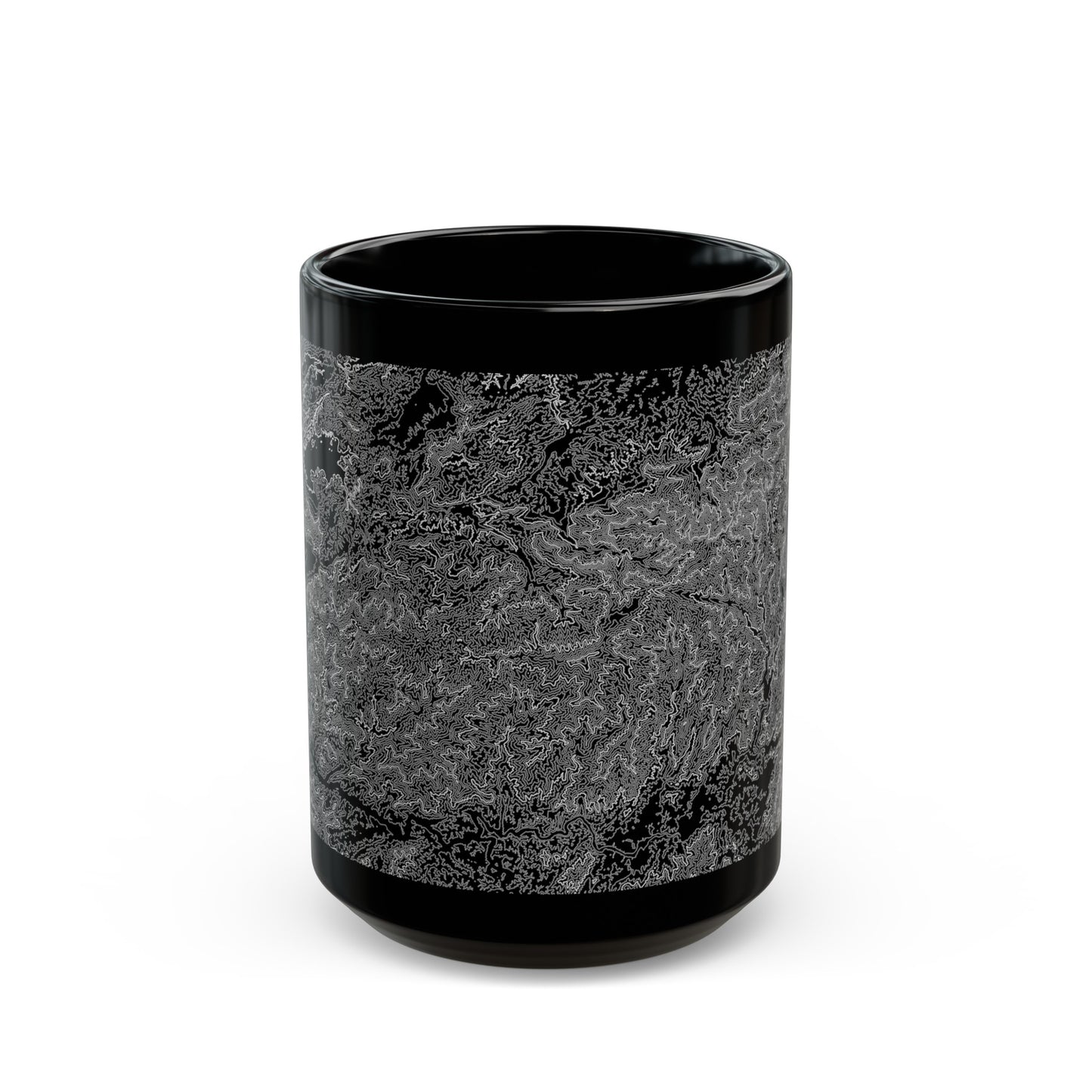 Great Smoky Mountains Black Mug 15 oz.