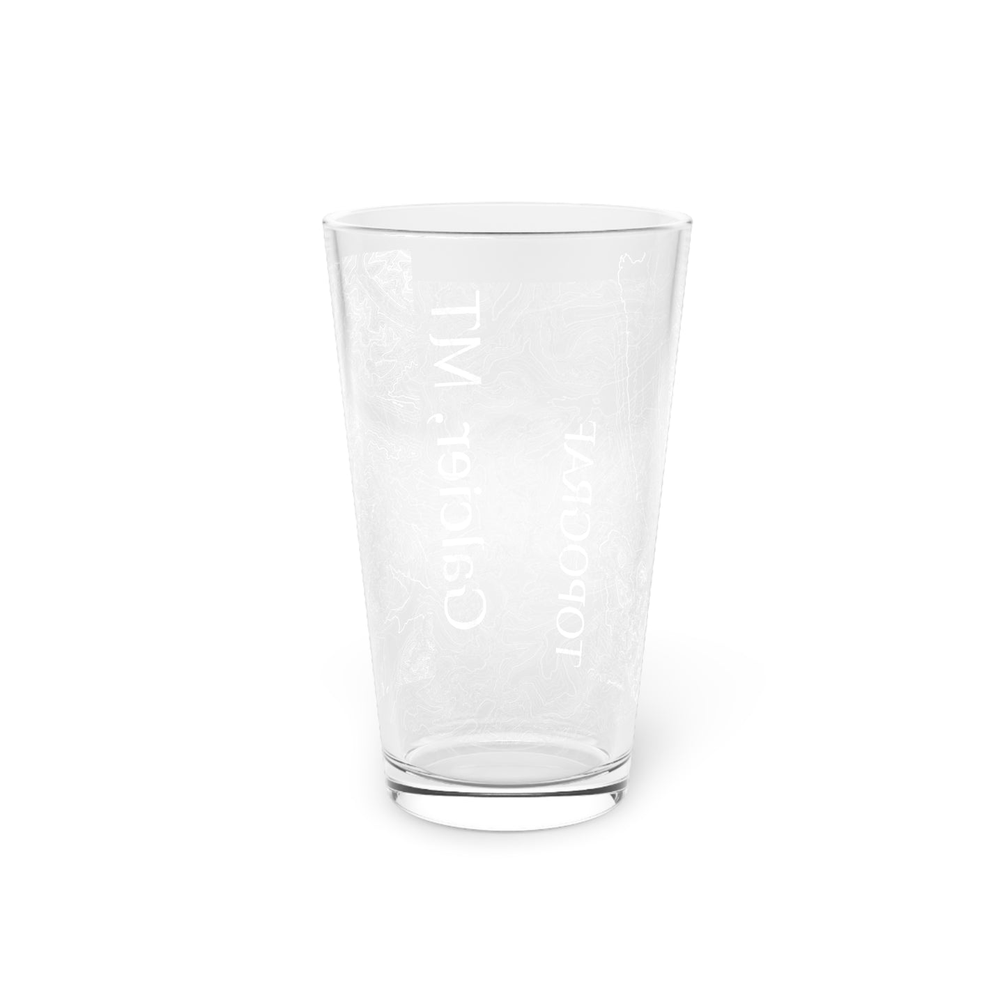 Glacier, MT Pint Glass, 16oz