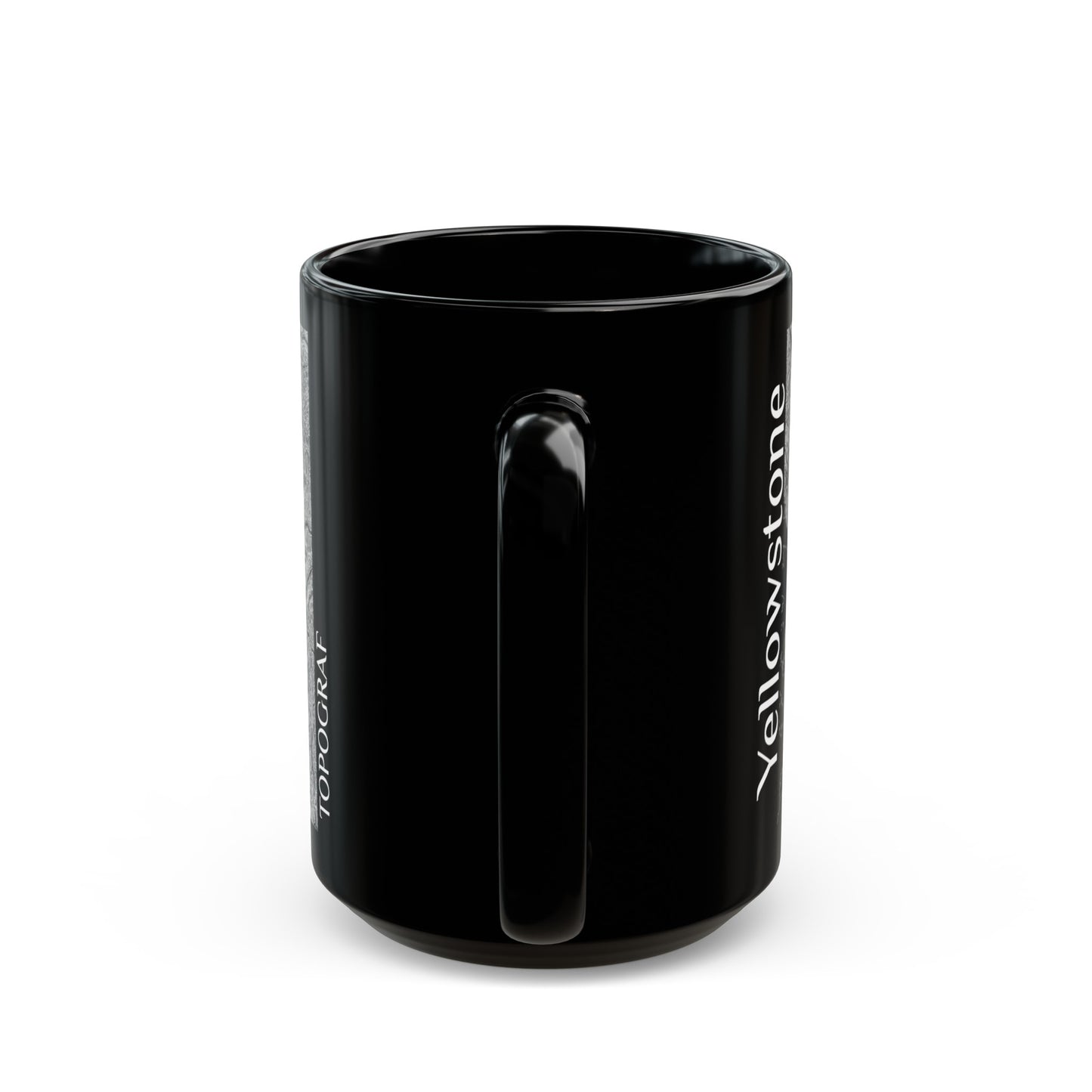 Yellowstone, WY Black Mug 15 oz.