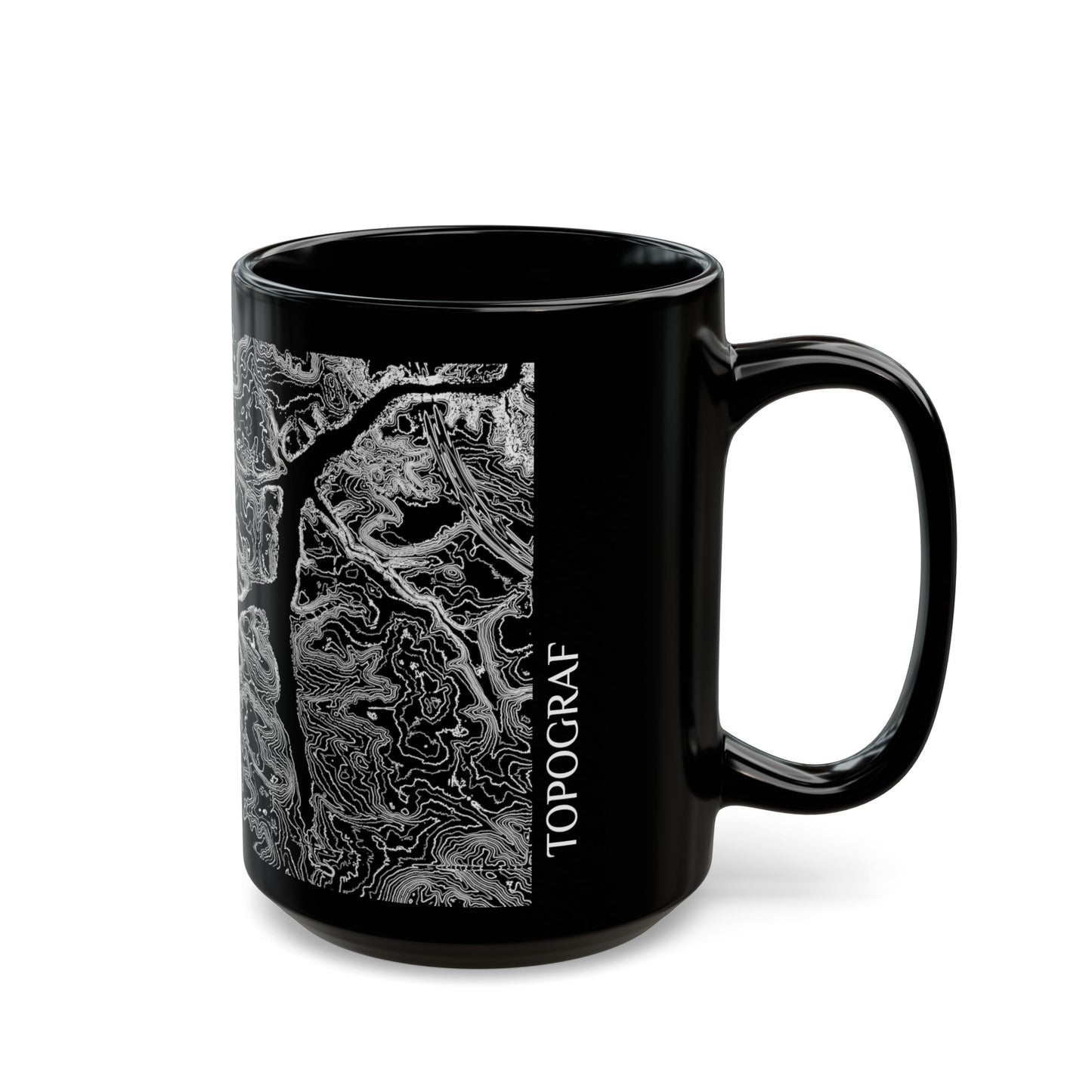 Mirror Lake, WI Black Mug 15 oz.