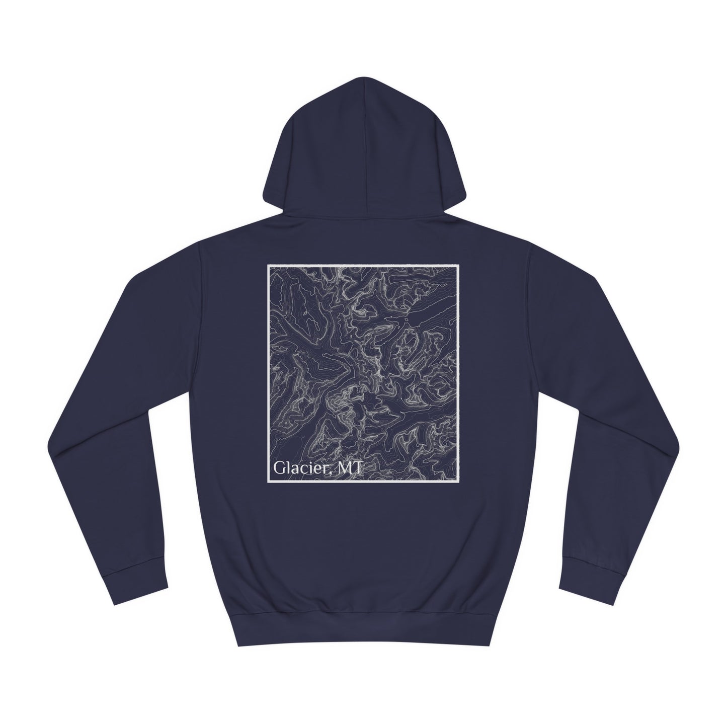 Glacier, MT Hooded Sweatshirt