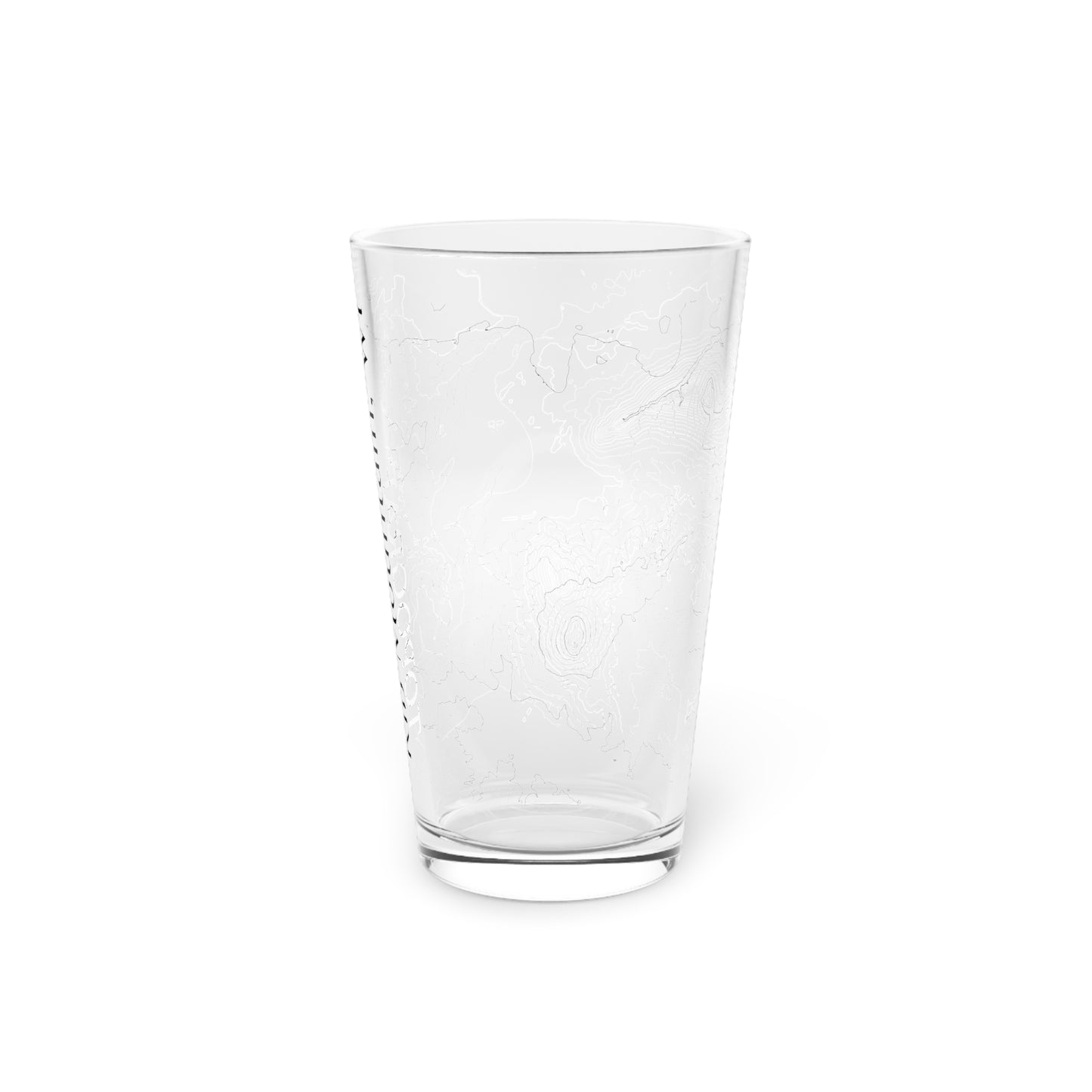 Rib Mountain, WI Pint Glass, 16oz