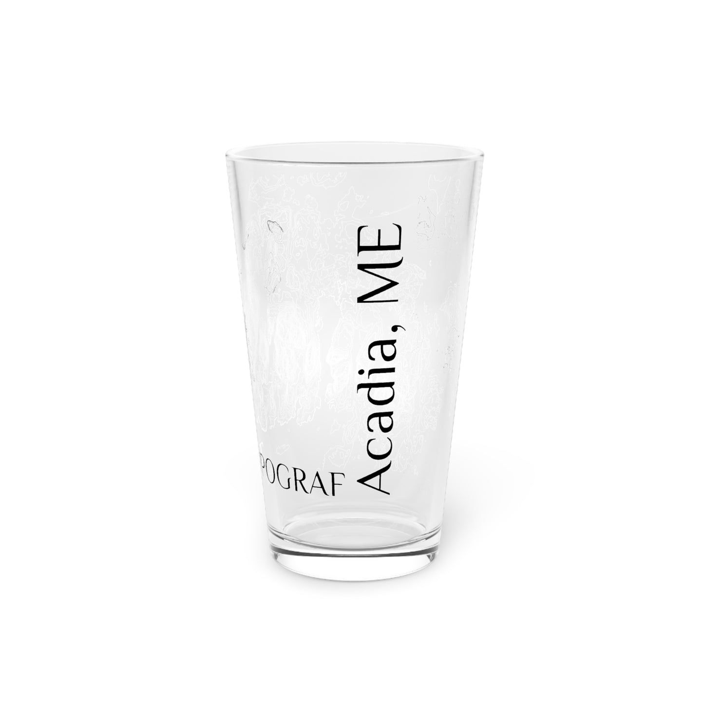 Acadia, ME Pint Glass, 16oz