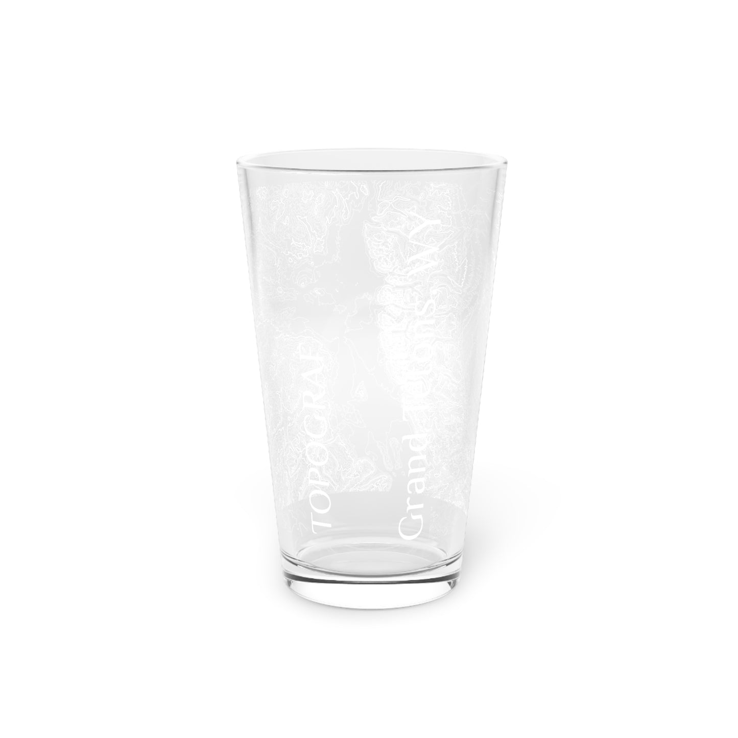 Grand Tetons, WY Pint Glass, 16oz