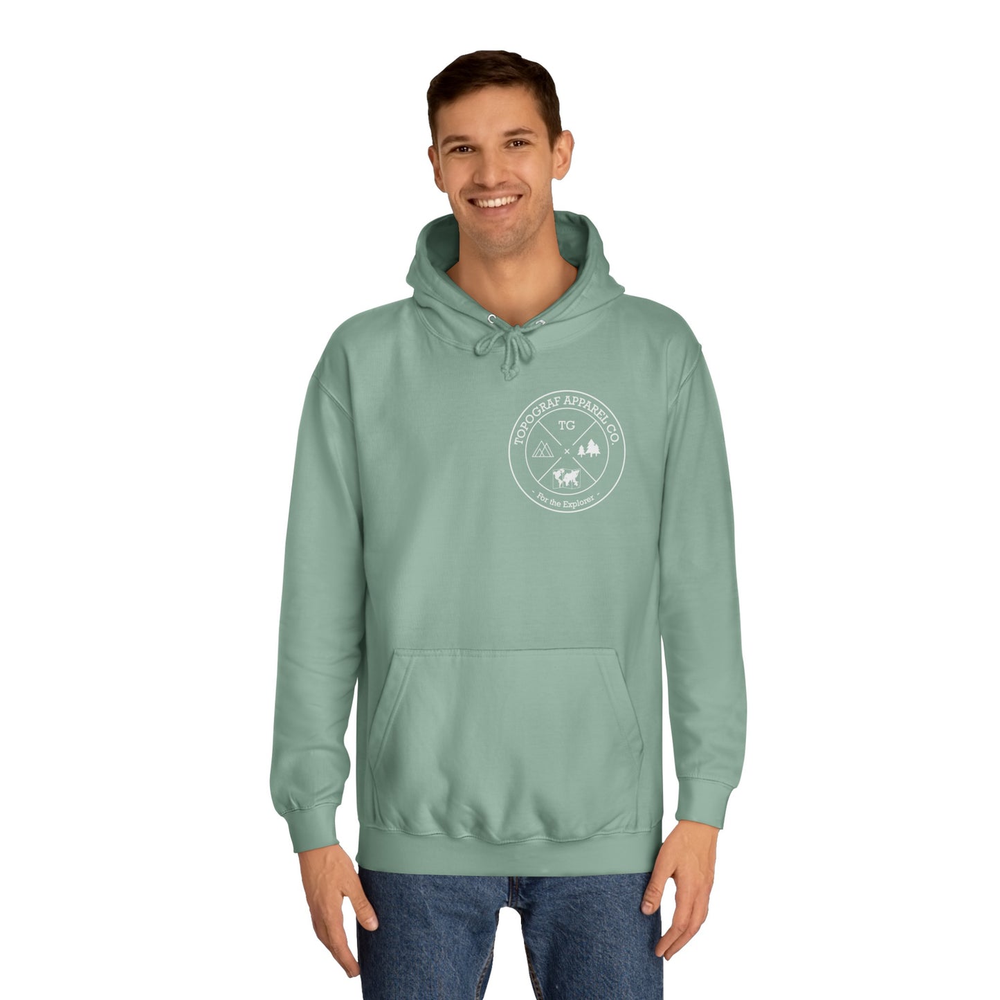 Mt. Denali, AK Hooded Sweatshirt