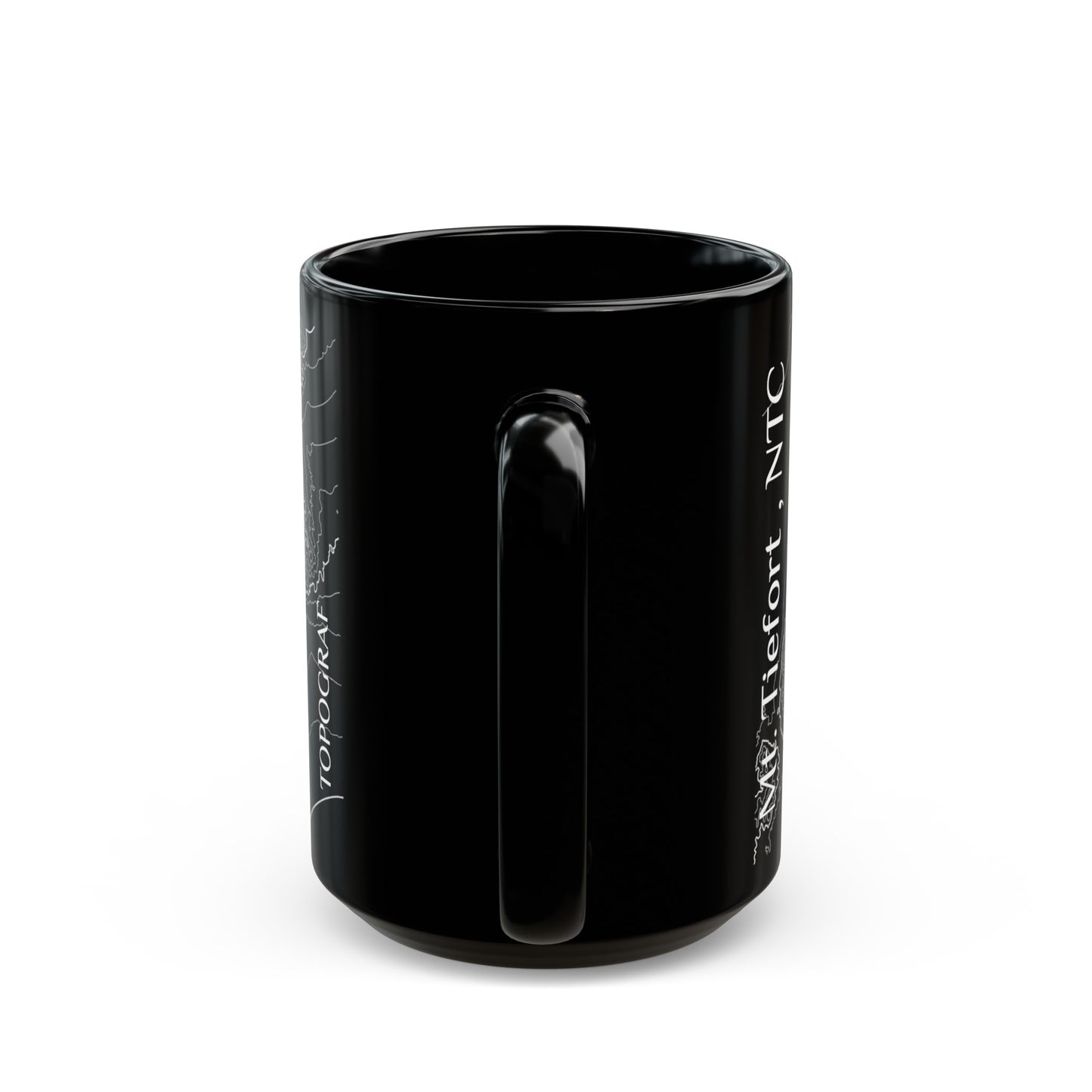 Mt. Tiefort, NTC Black Mug 15 oz.