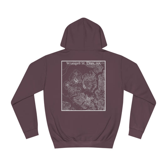 Wrangell St. Elias, AK Hooded Sweatshirt