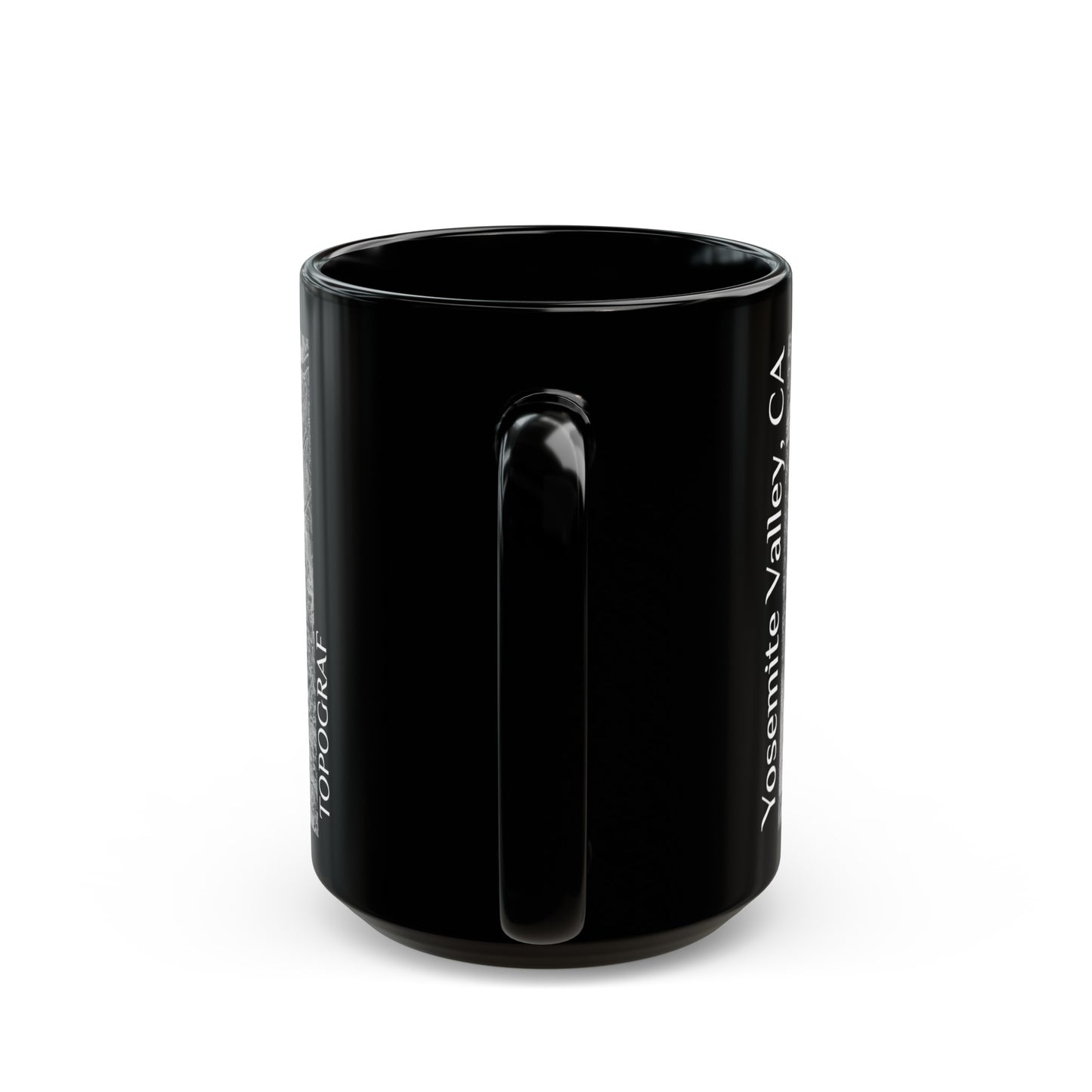 Yosemite Valley, CA Black Mug 15 oz.