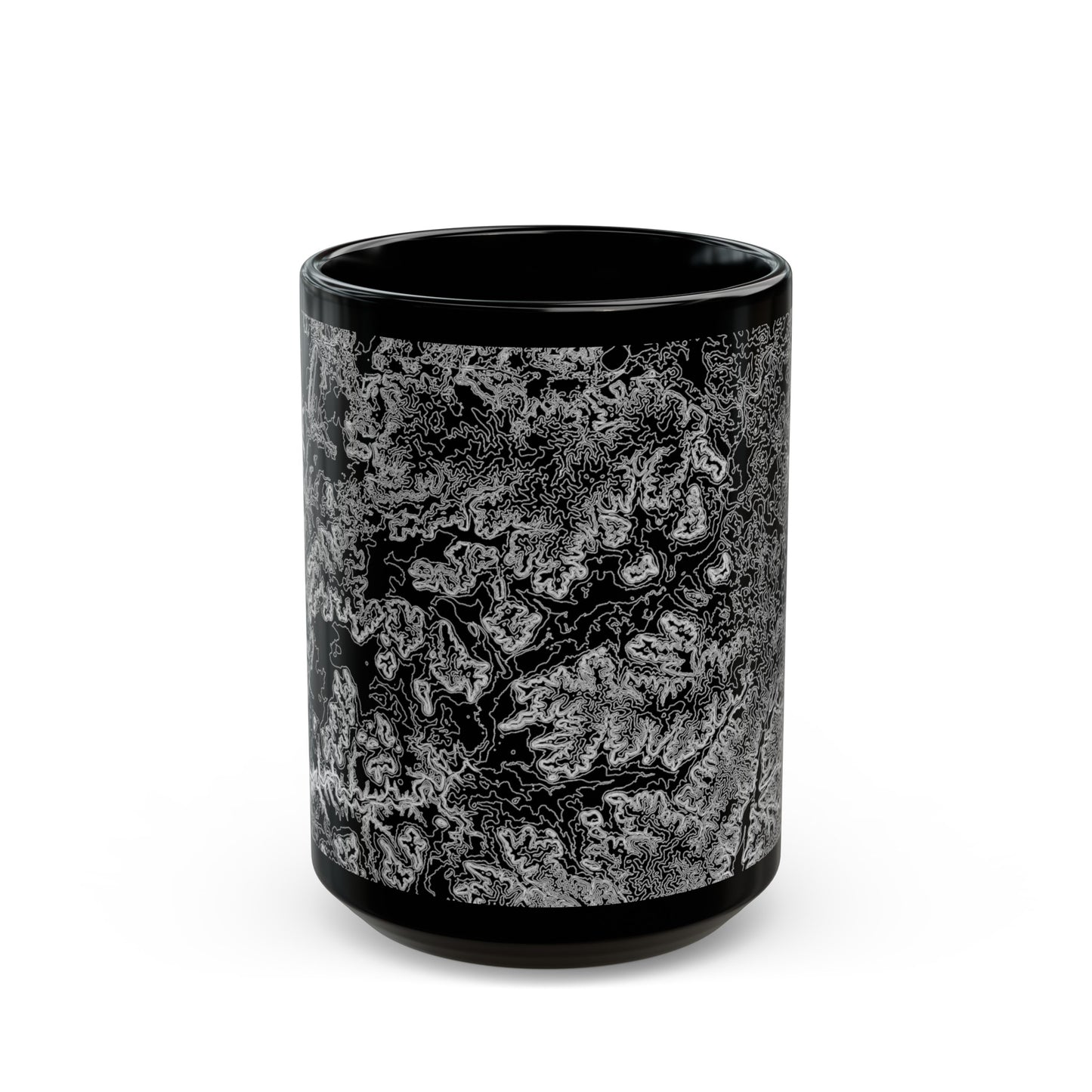 Willow River, WI Black Mug 15 oz.