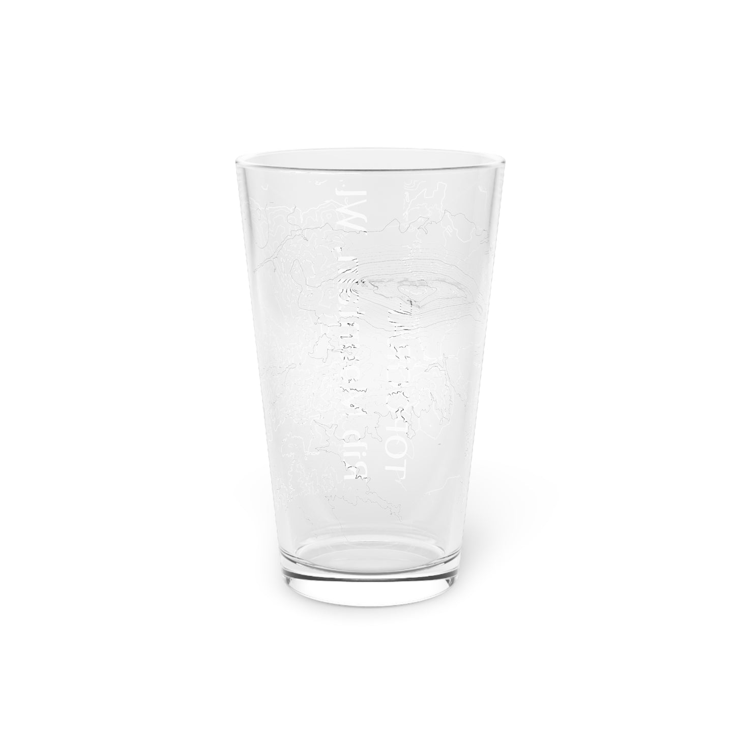 Rib Mountain, WI Pint Glass, 16oz