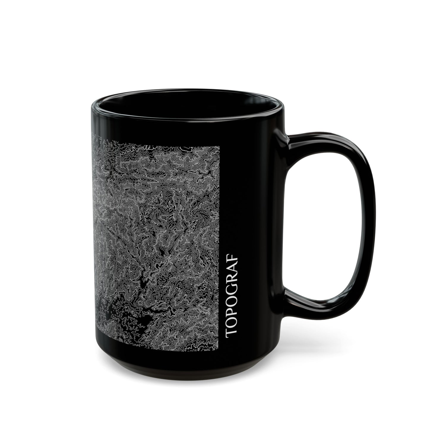 Great Smoky Mountains Black Mug 15 oz.