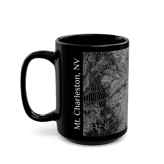 Mt. Charleston, NV Black Mug 15 oz.