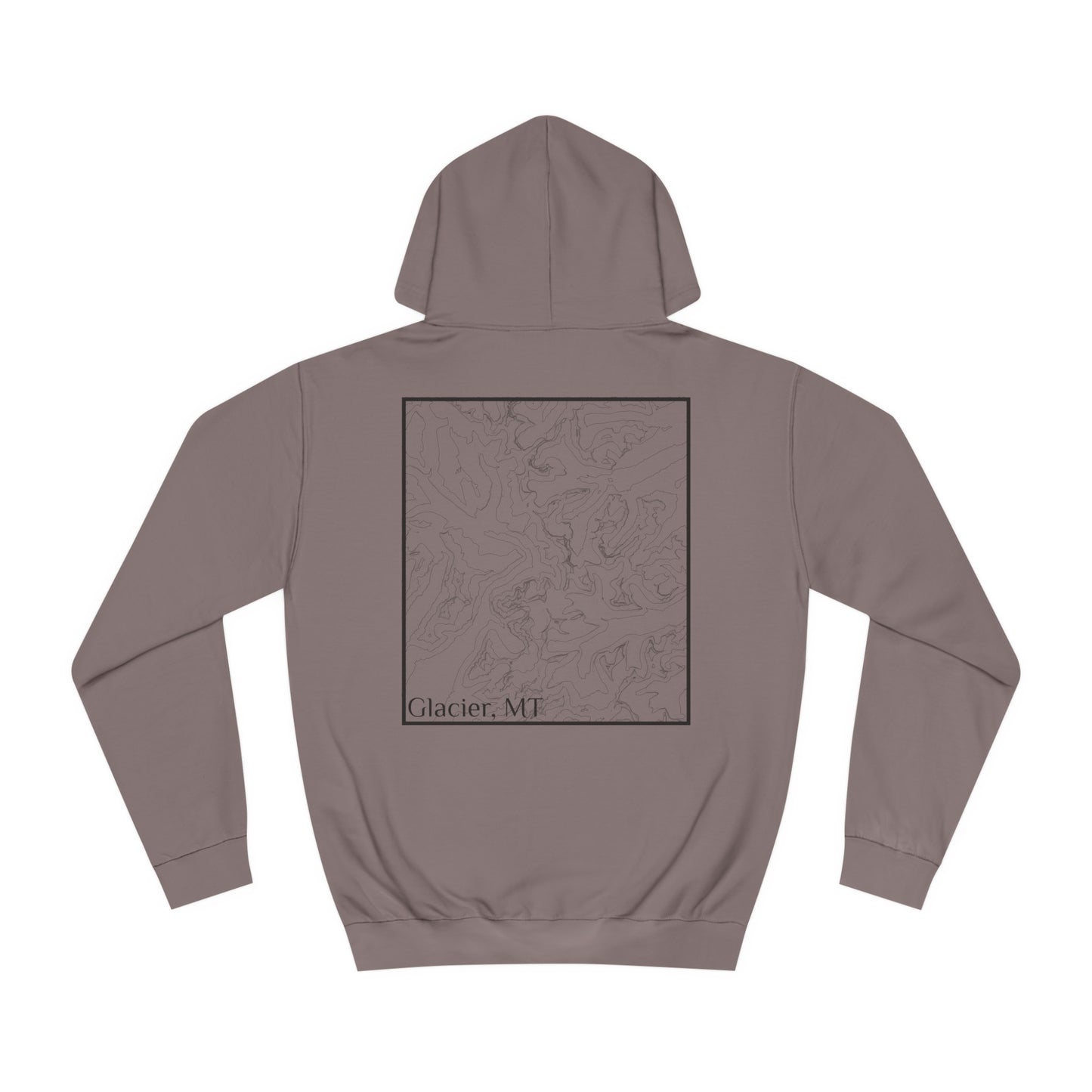 Glacier, MT Hooded Sweatshirt