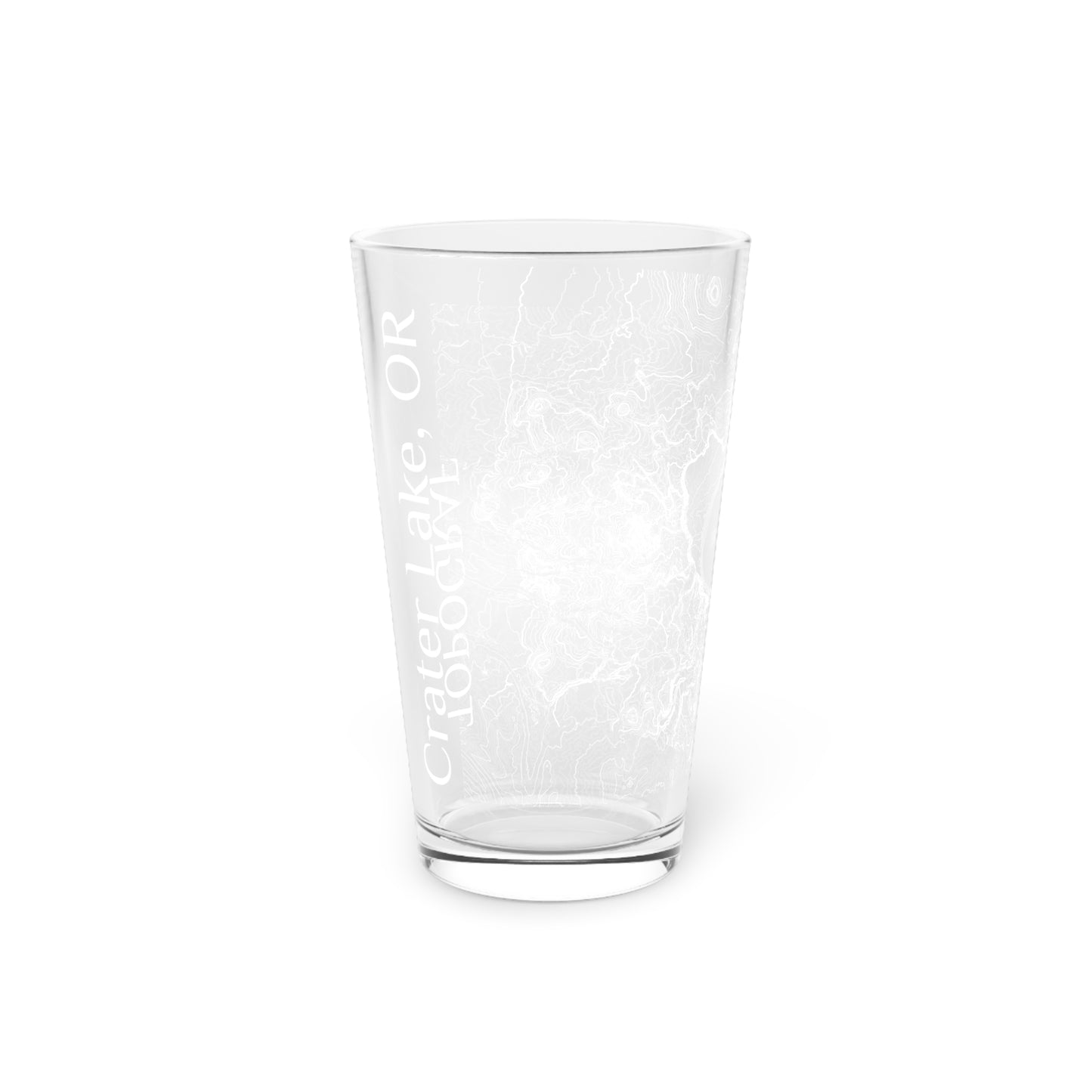 Crater Lake, OR Pint Glass, 16oz