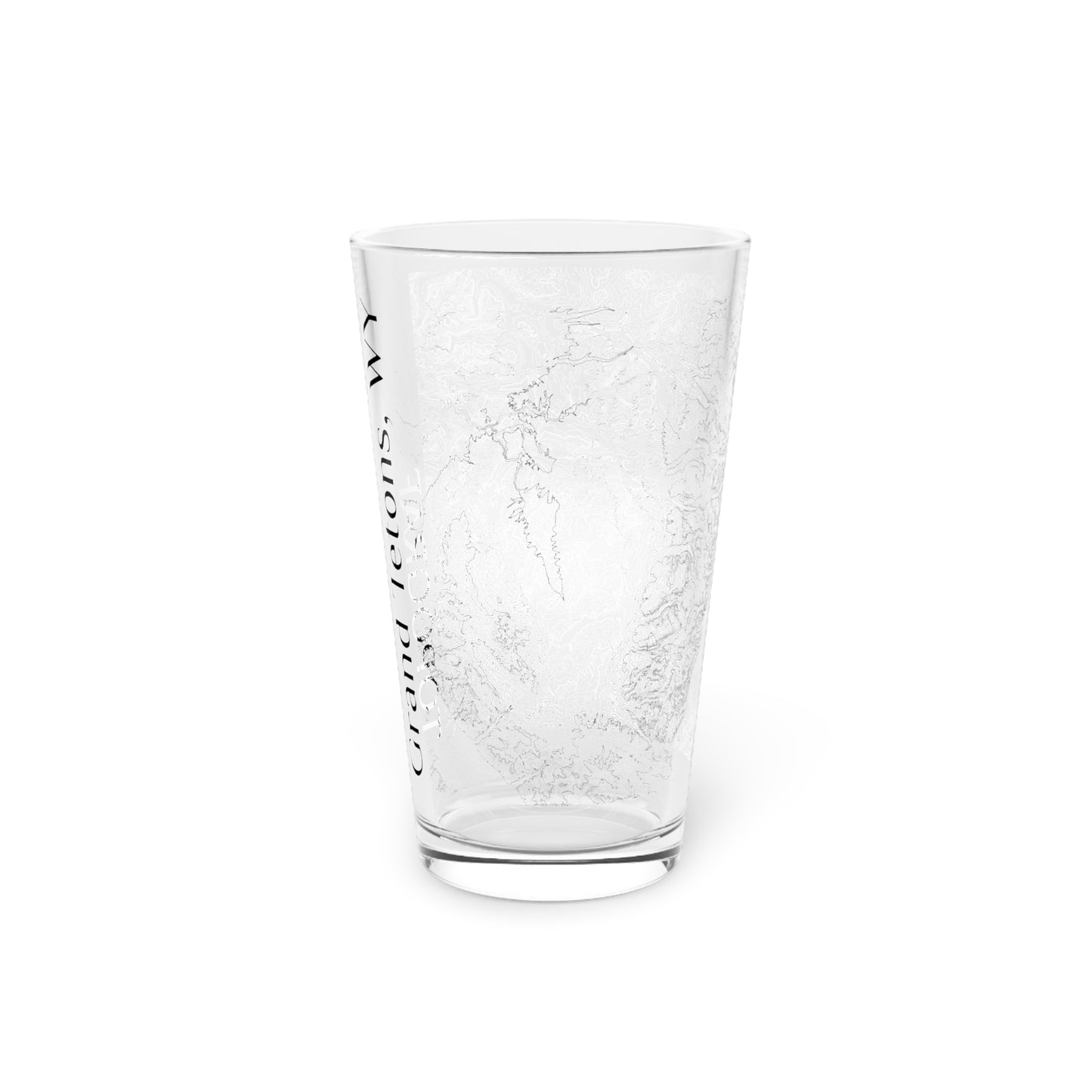 Grand Tetons, WY Pint Glass, 16oz