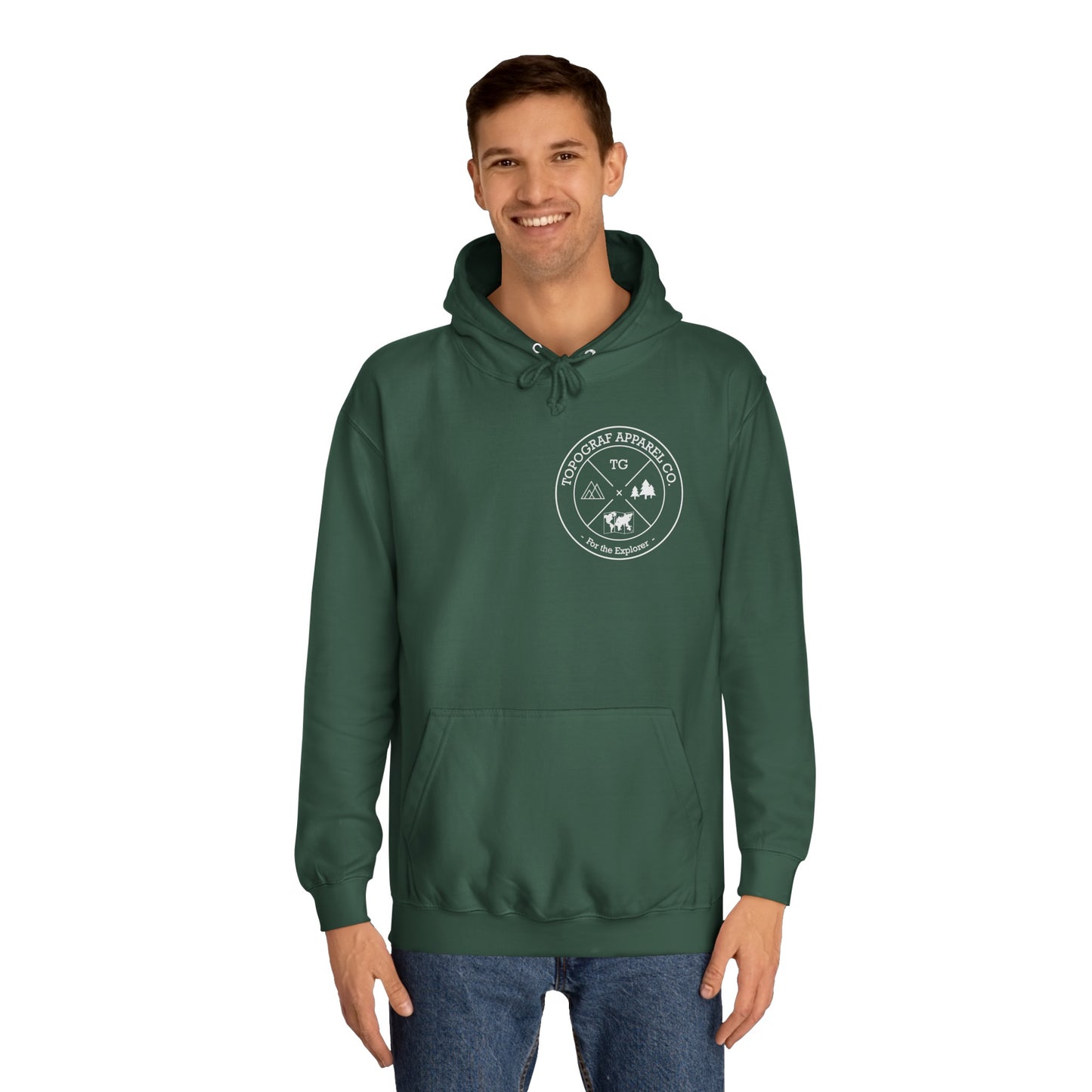 Glacier, MT Hooded Sweatshirt