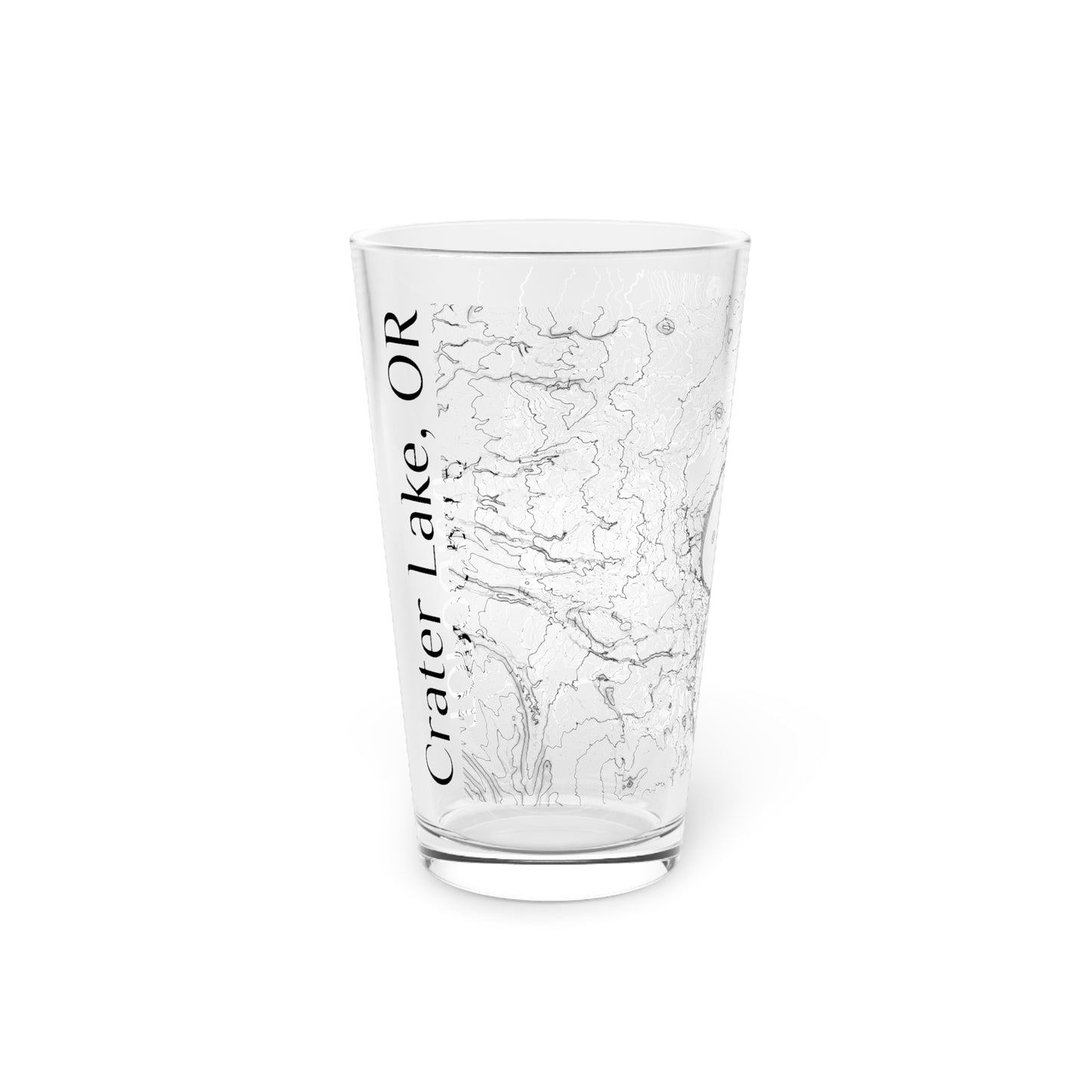 Crater Lake, OR Pint Glass, 16oz