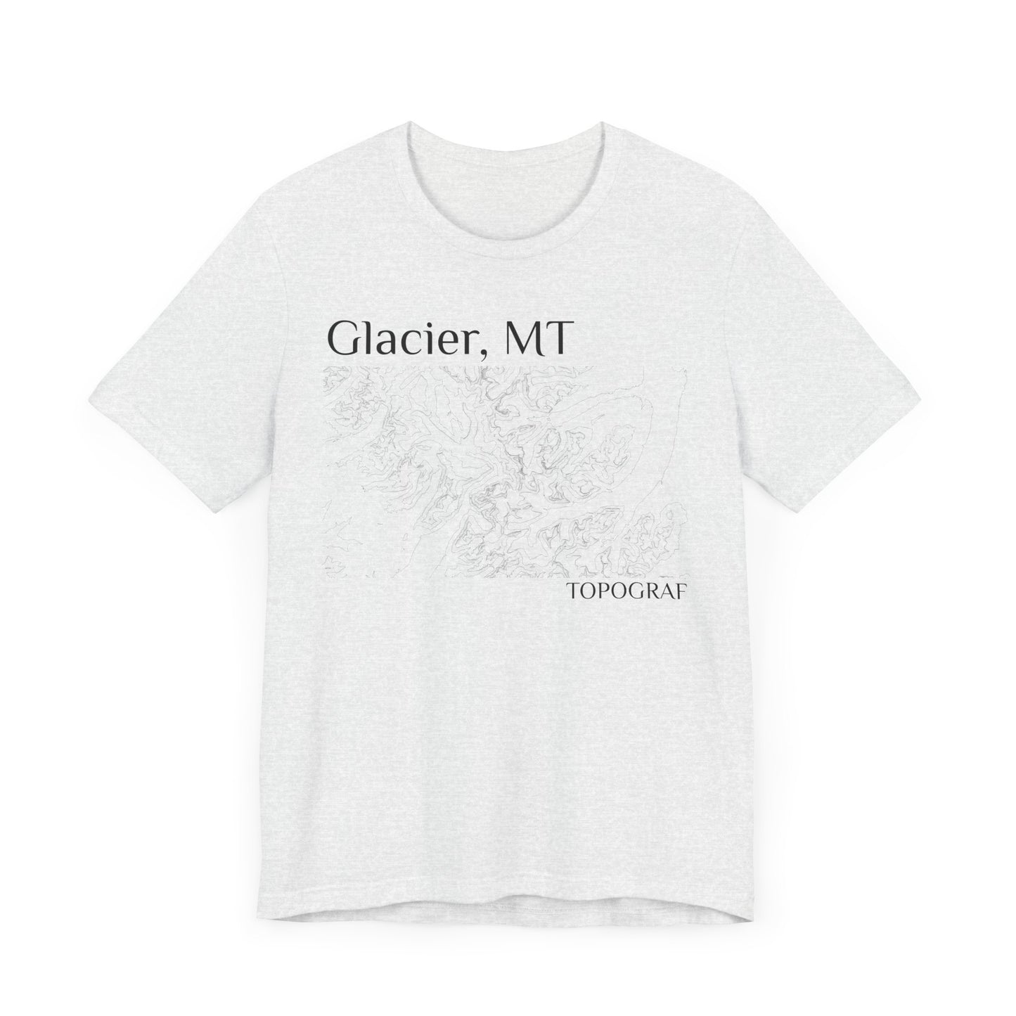 Glacier, MT Short Sleeve Tee