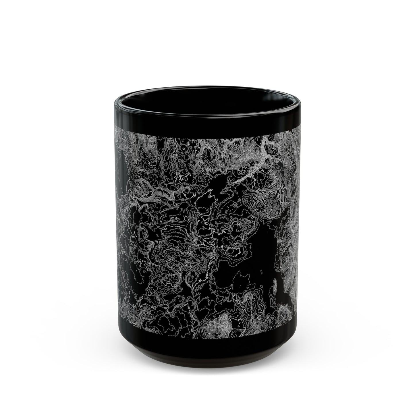 Yellowstone, WY Black Mug 15 oz.