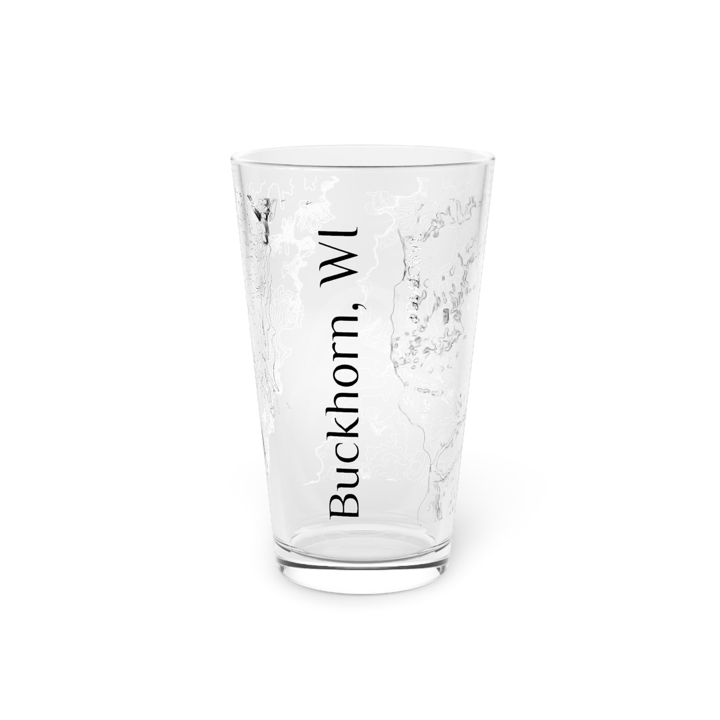 Buckhorn, WI Pint Glass, 16oz